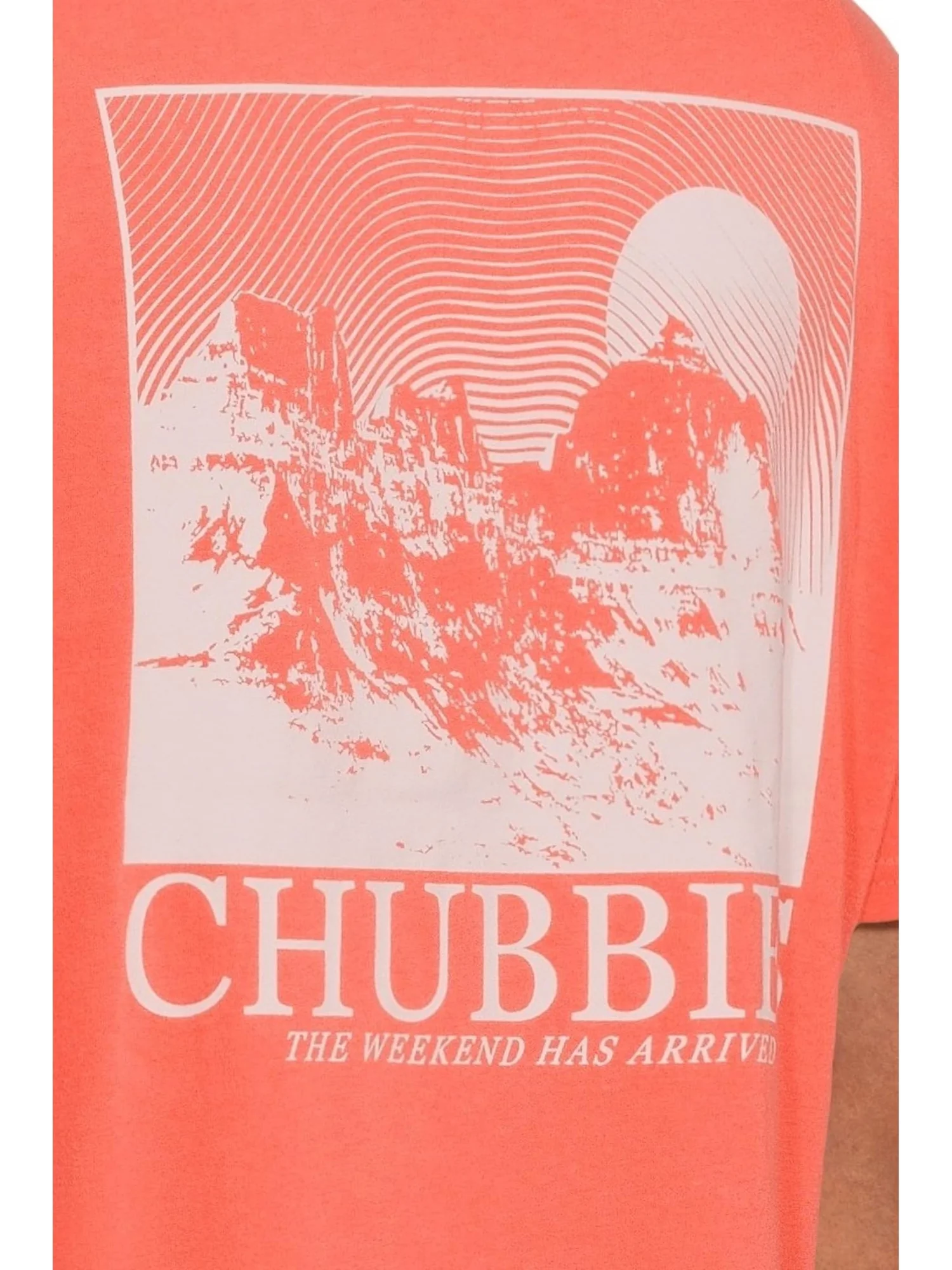 Футболка Chubbies The Self Motivator — изображение 4 из 5, яркий красный