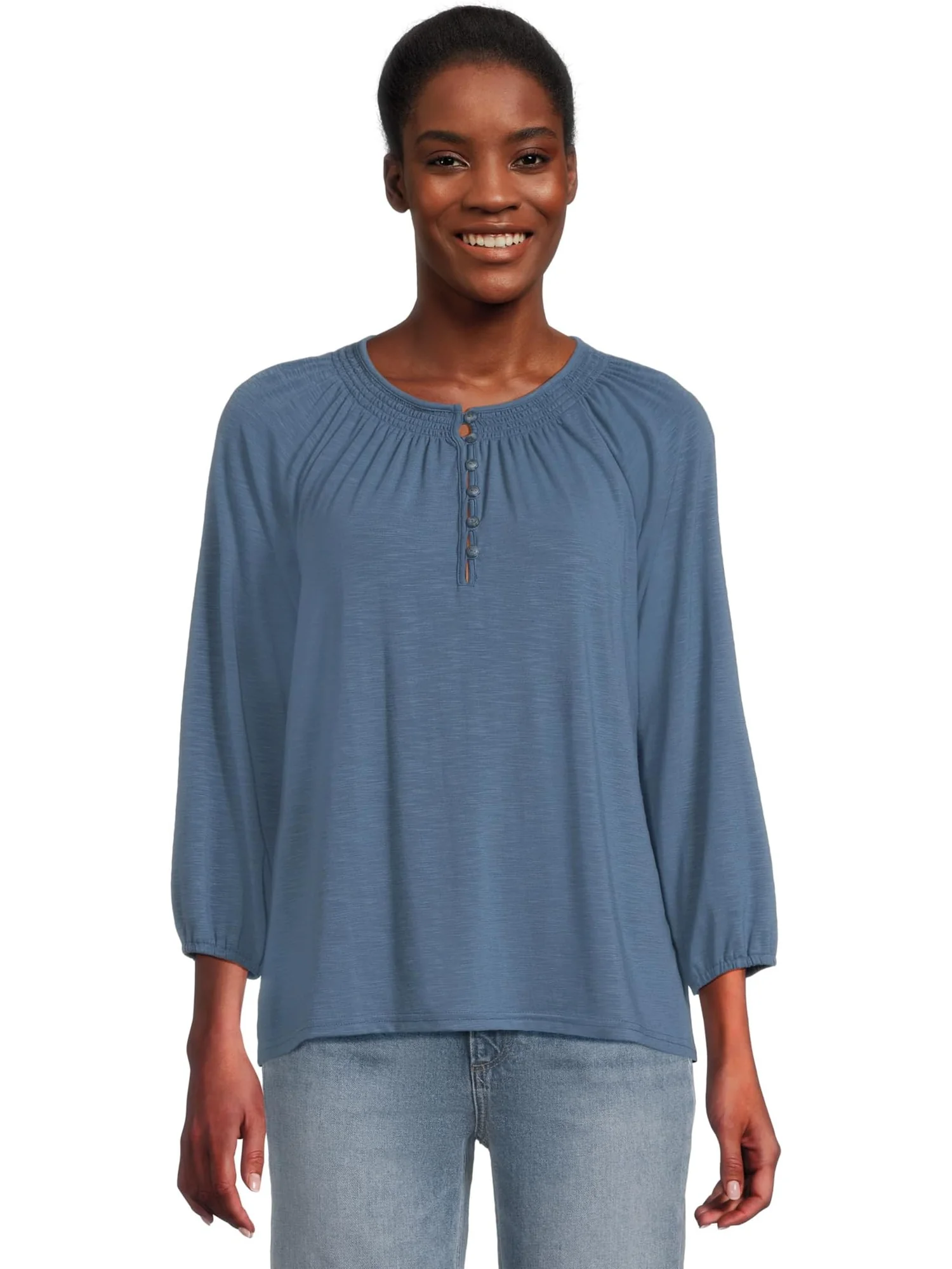 Футболка L.L.Bean Camden Hills Tee Three-Quarter-Sleeve