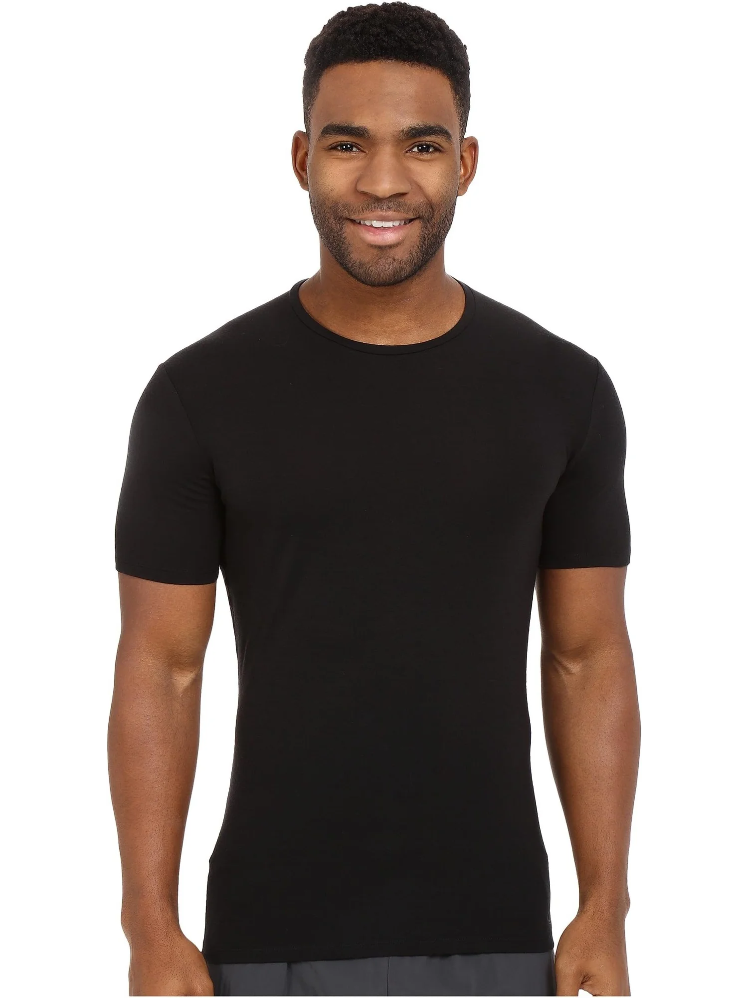 Футболка Icebreaker Anatomica Merino Short Sleeve Crewe — изображение 1 из 5, черный