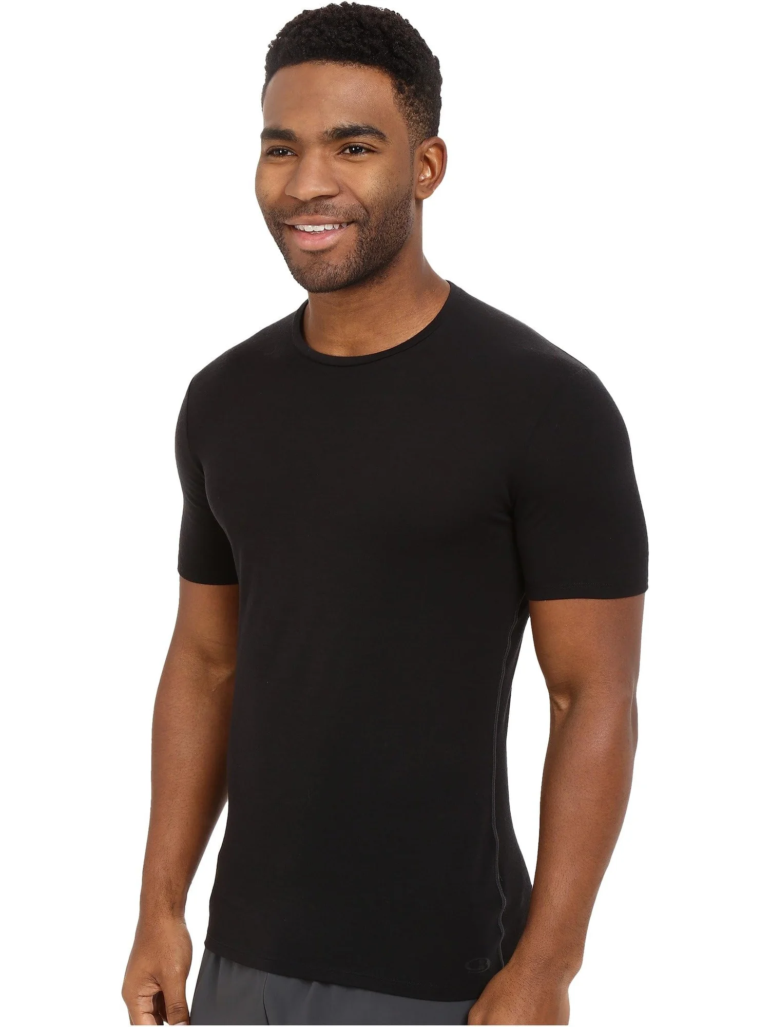 Футболка Icebreaker Anatomica Merino Short Sleeve Crewe — изображение 2 из 5, черный