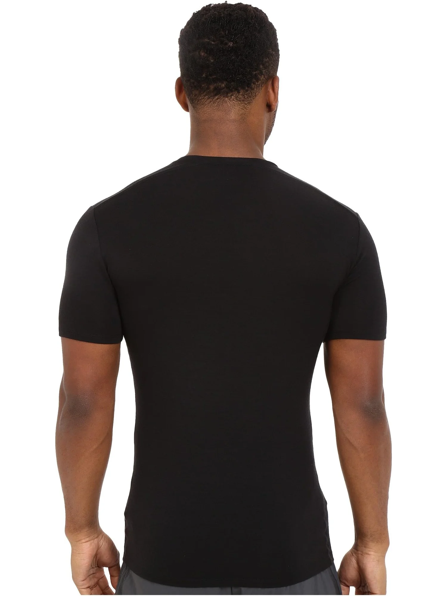 Футболка Icebreaker Anatomica Merino Short Sleeve Crewe — изображение 3 из 5, черный