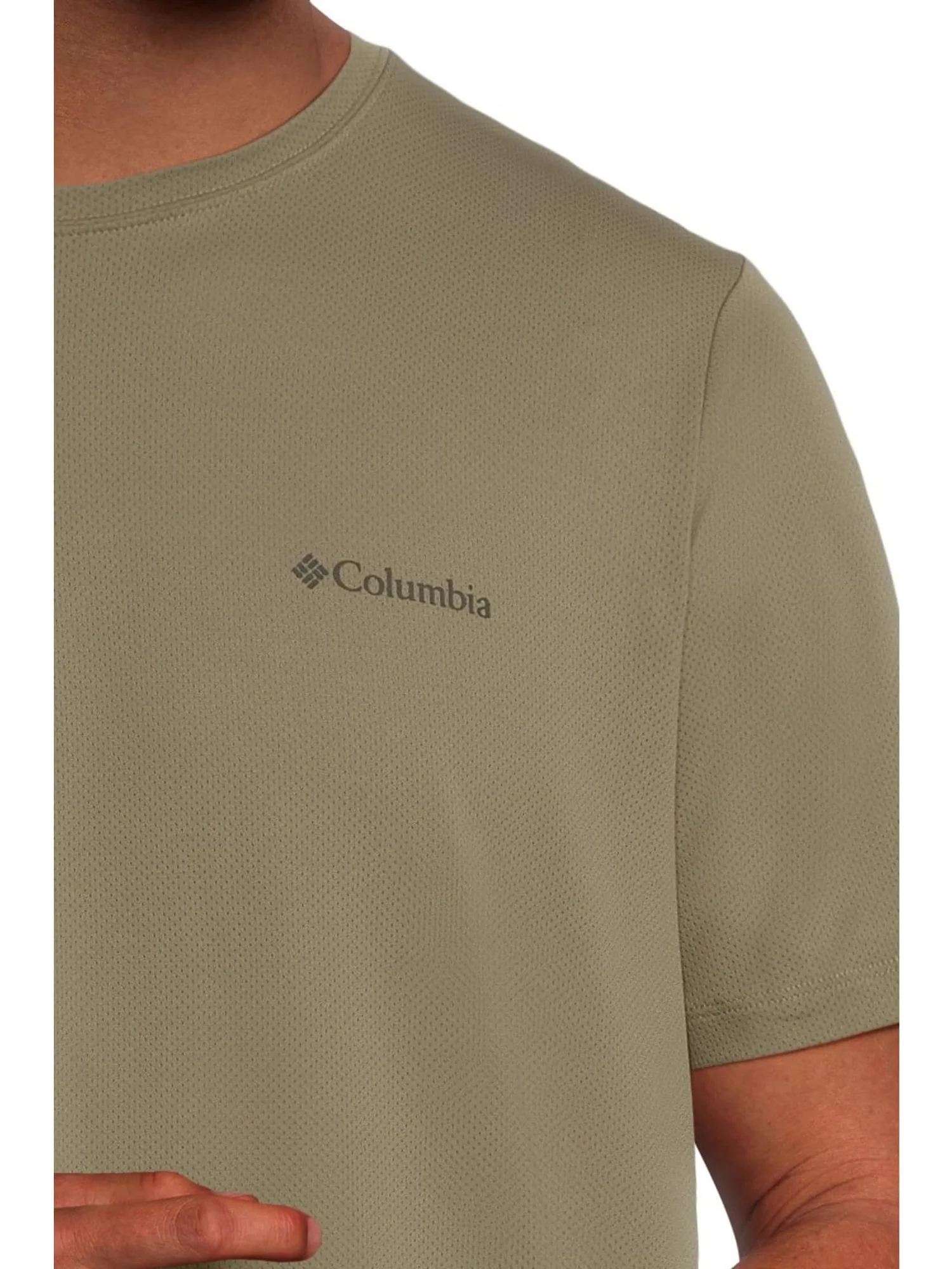 Футболка Columbia Tech Trail Utility Short Sleeve Crew — изображение 4 из 5, зеленый