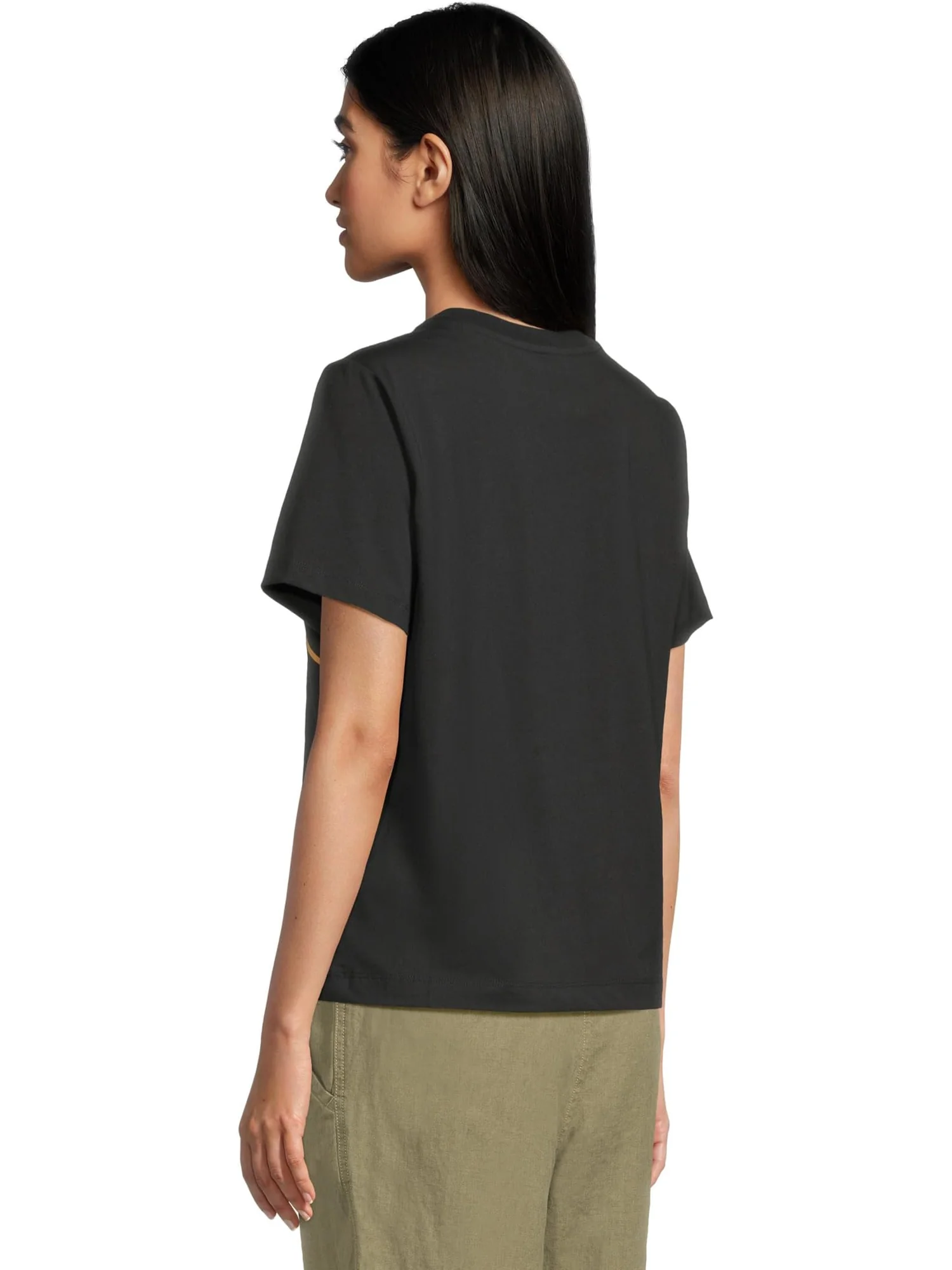 Футболка L.L.Bean Signature Premium Essential Novelty Short Sleeve Tee — изображение 3 из 5, черный