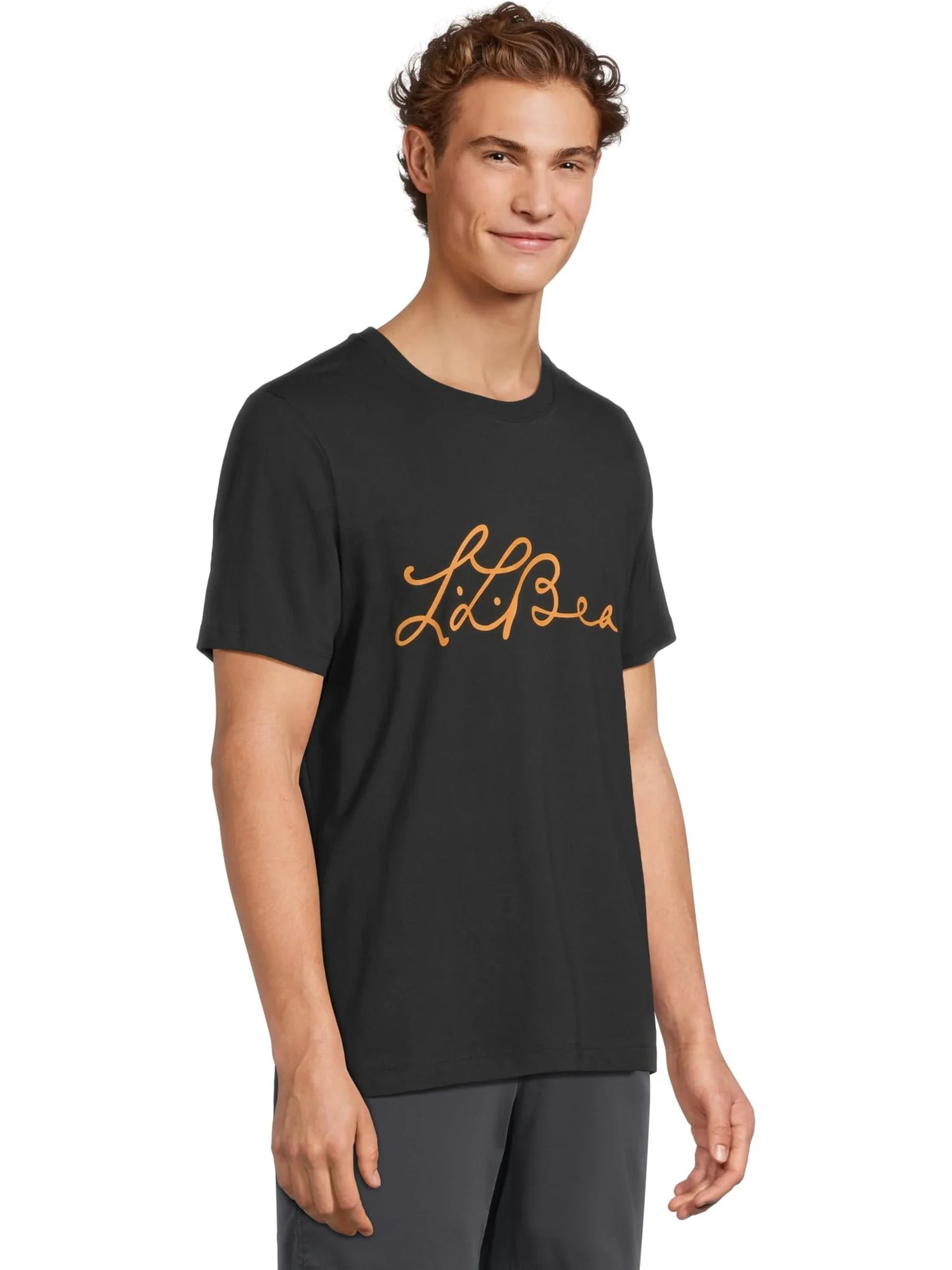 Футболка L.L.Bean Signature Premium Essential Graphic Tee, Short Sleeve — изображение 2 из 5, черный