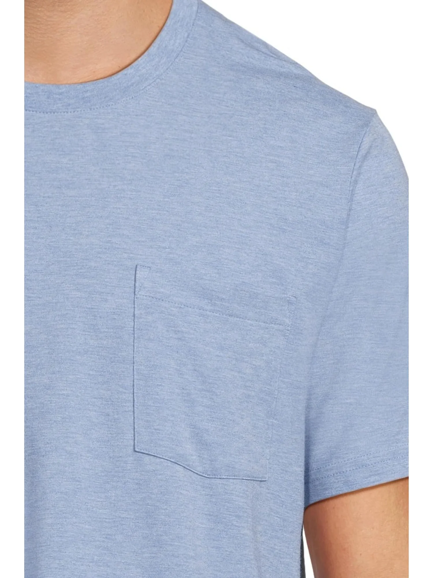 Футболка L.L.Bean Comfort Stretch Performance Pima Pocket Tee Short-sleeve — изображение 4 из 5, синий