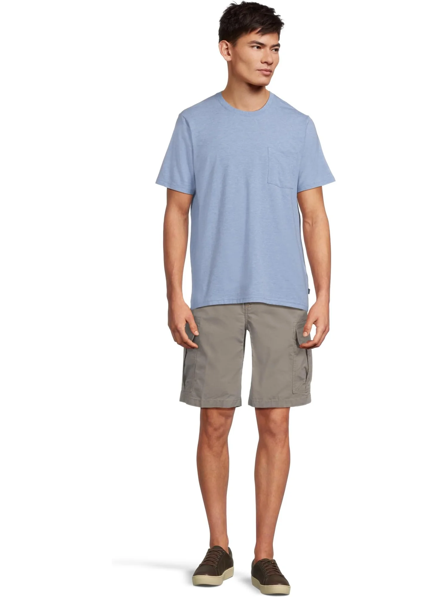 Футболка L.L.Bean Comfort Stretch Performance Pima Pocket Tee Short-sleeve — изображение 5 из 5, синий