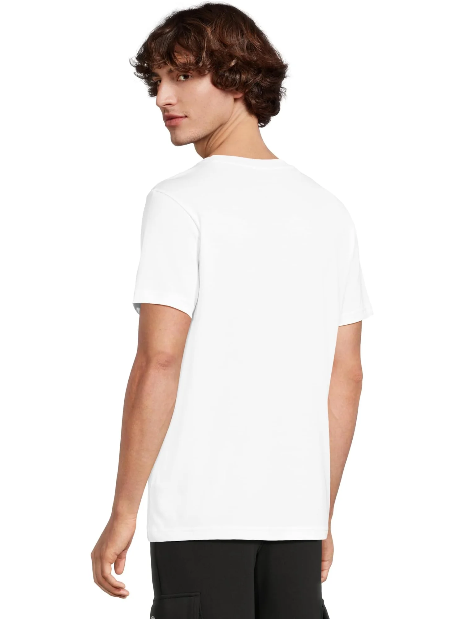Футболка Lacoste Ultra Dry XXL Logo Sport T-shirt — изображение 3 из 5, белый/черный
