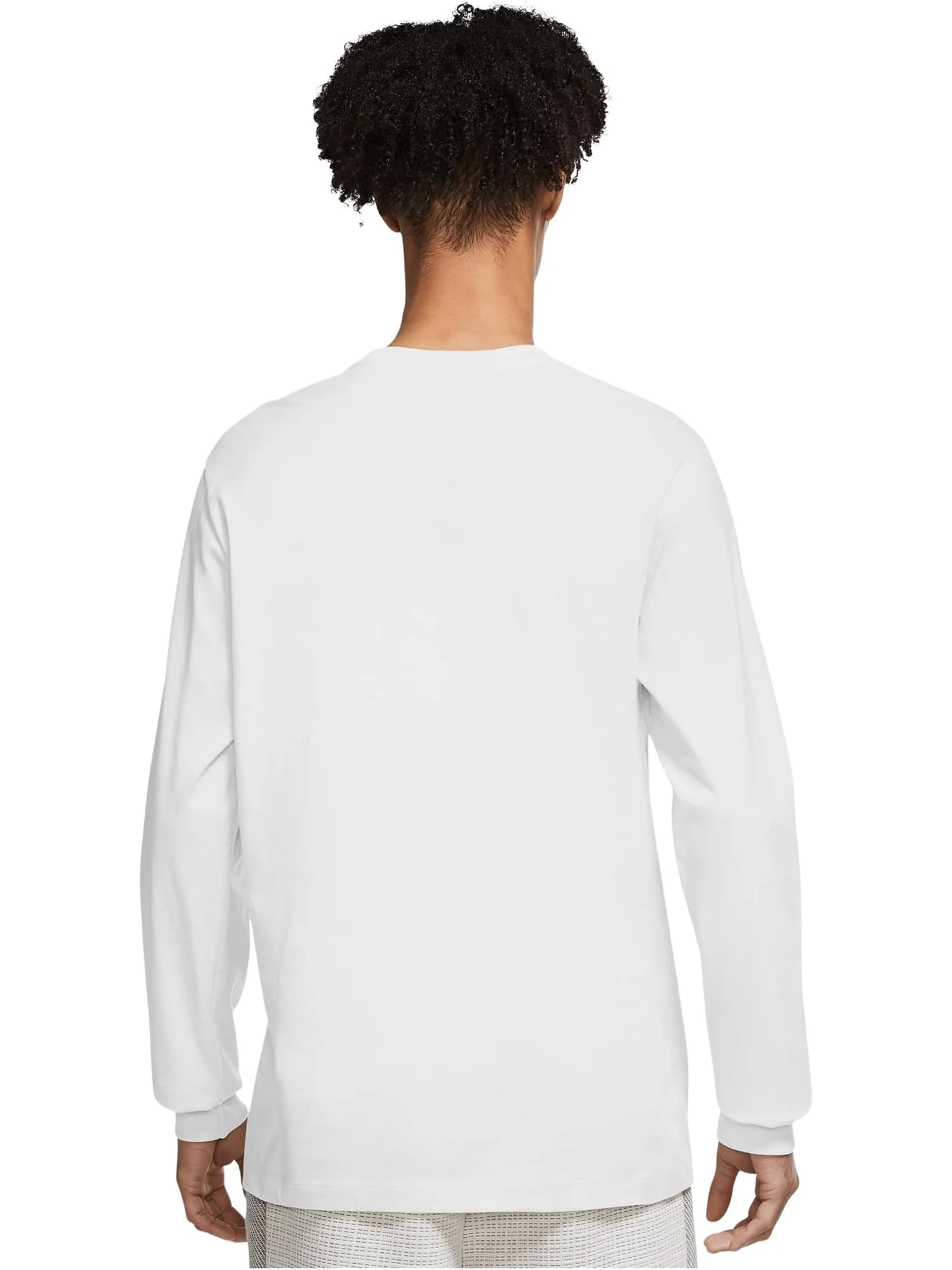 Футболка Nike Sportswear Tee Long Sleeve Embroidered Futura — изображение 2 из 3, белый/черный