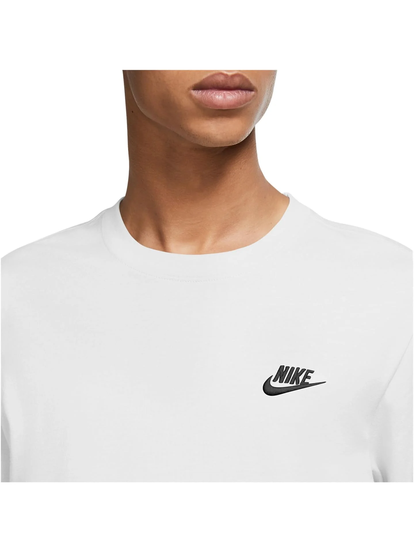 Футболка Nike Sportswear Tee Long Sleeve Embroidered Futura — изображение 3 из 3, белый/черный