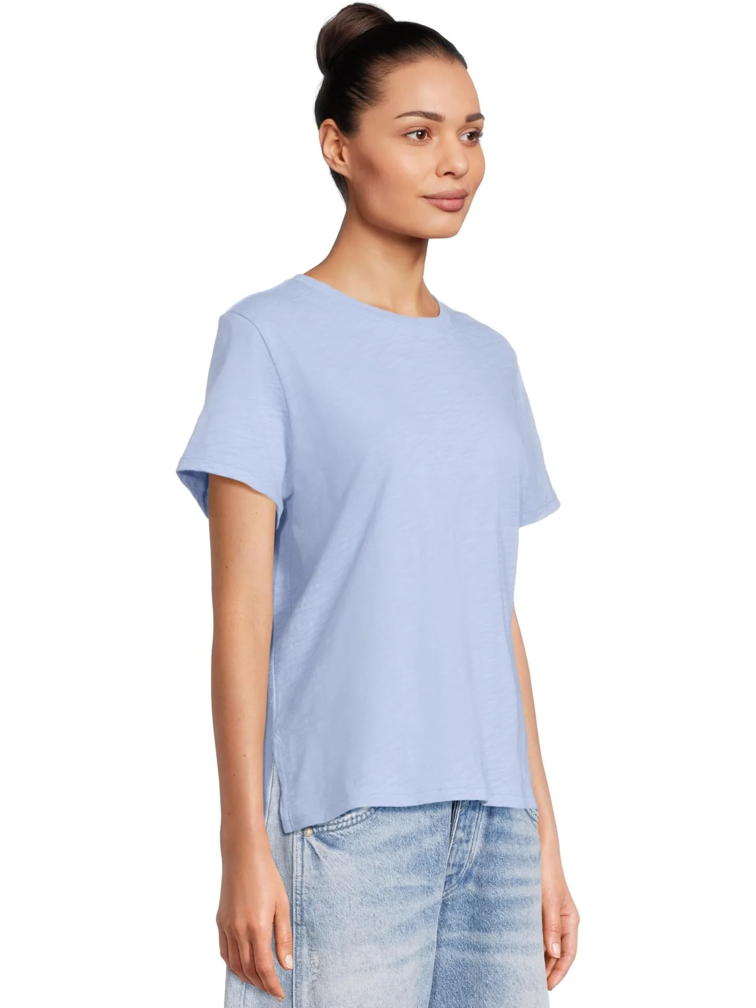 Футболка Lilla P Boyfriend Tee — изображение 2 из 5, голубой