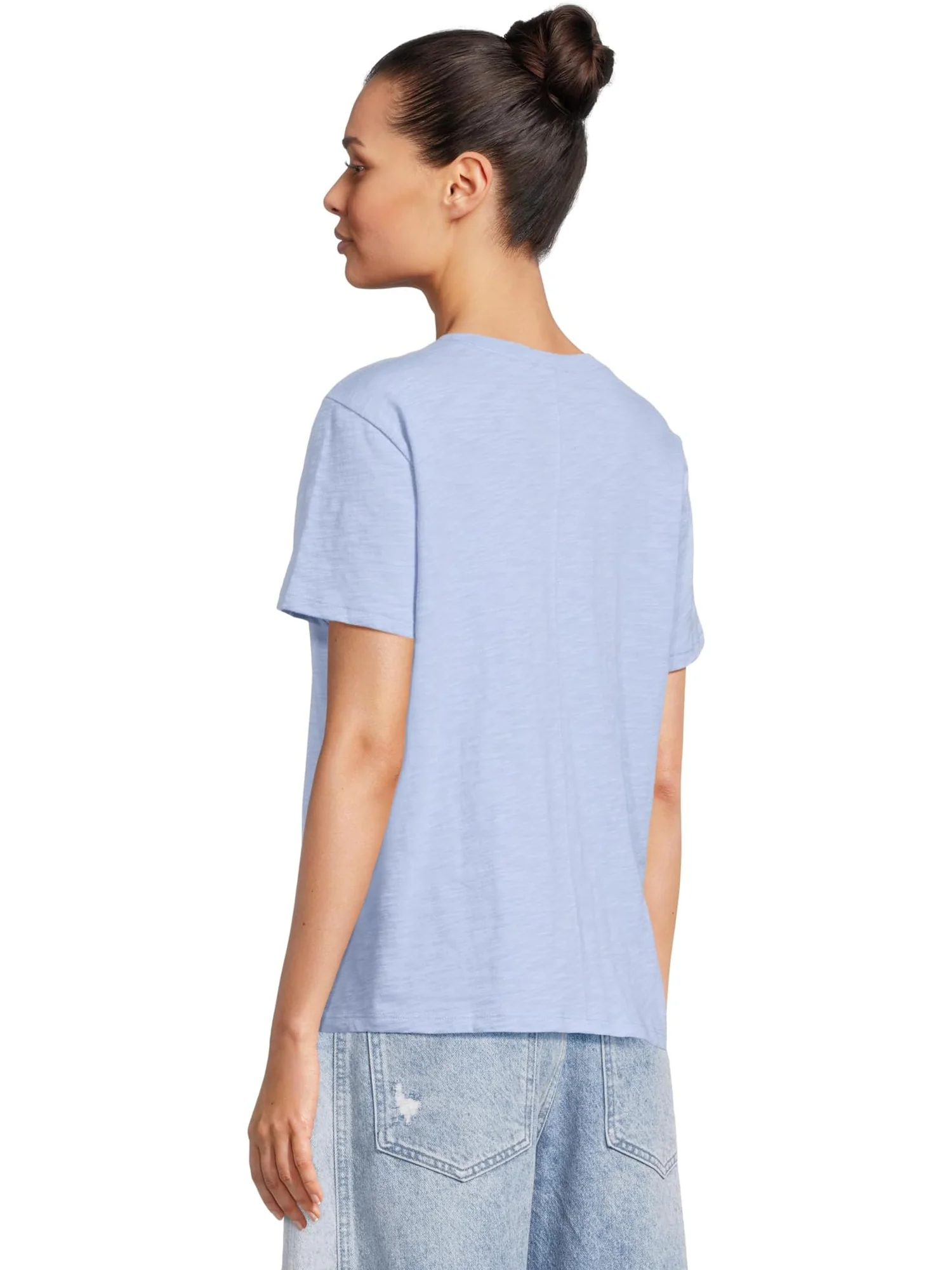 Футболка Lilla P Boyfriend Tee — изображение 3 из 5, голубой