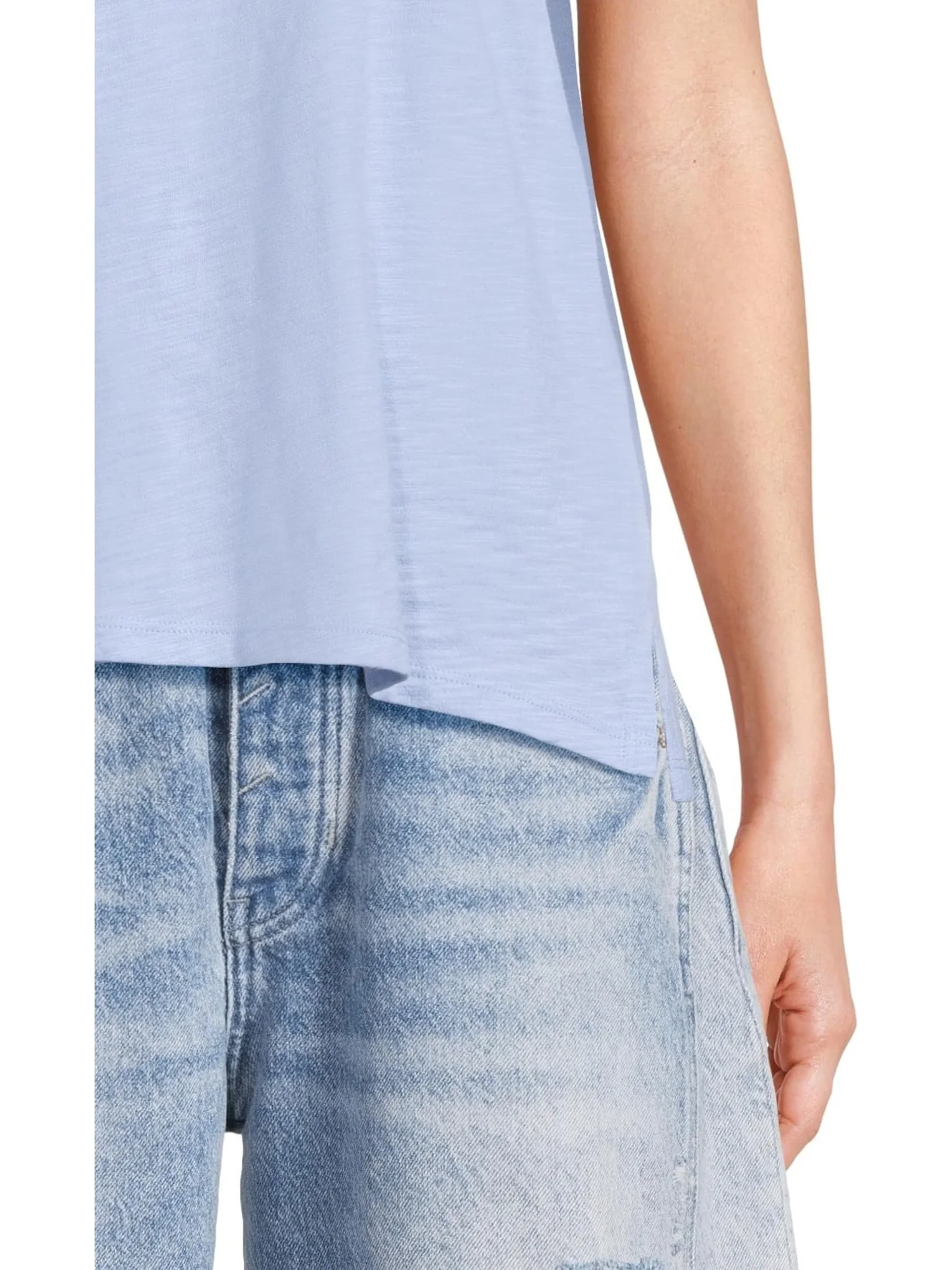 Футболка Lilla P Boyfriend Tee — изображение 4 из 5, голубой