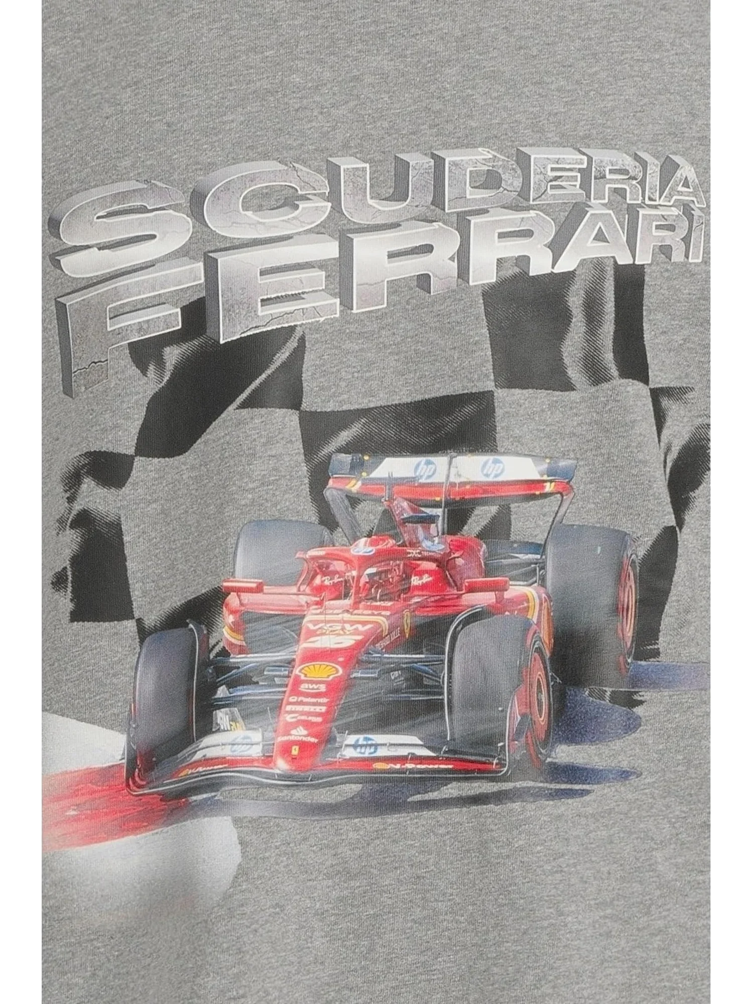 Футболка PUMA Scuderia Ferrari Graphic T-Shirt — изображение 4 из 5, серый