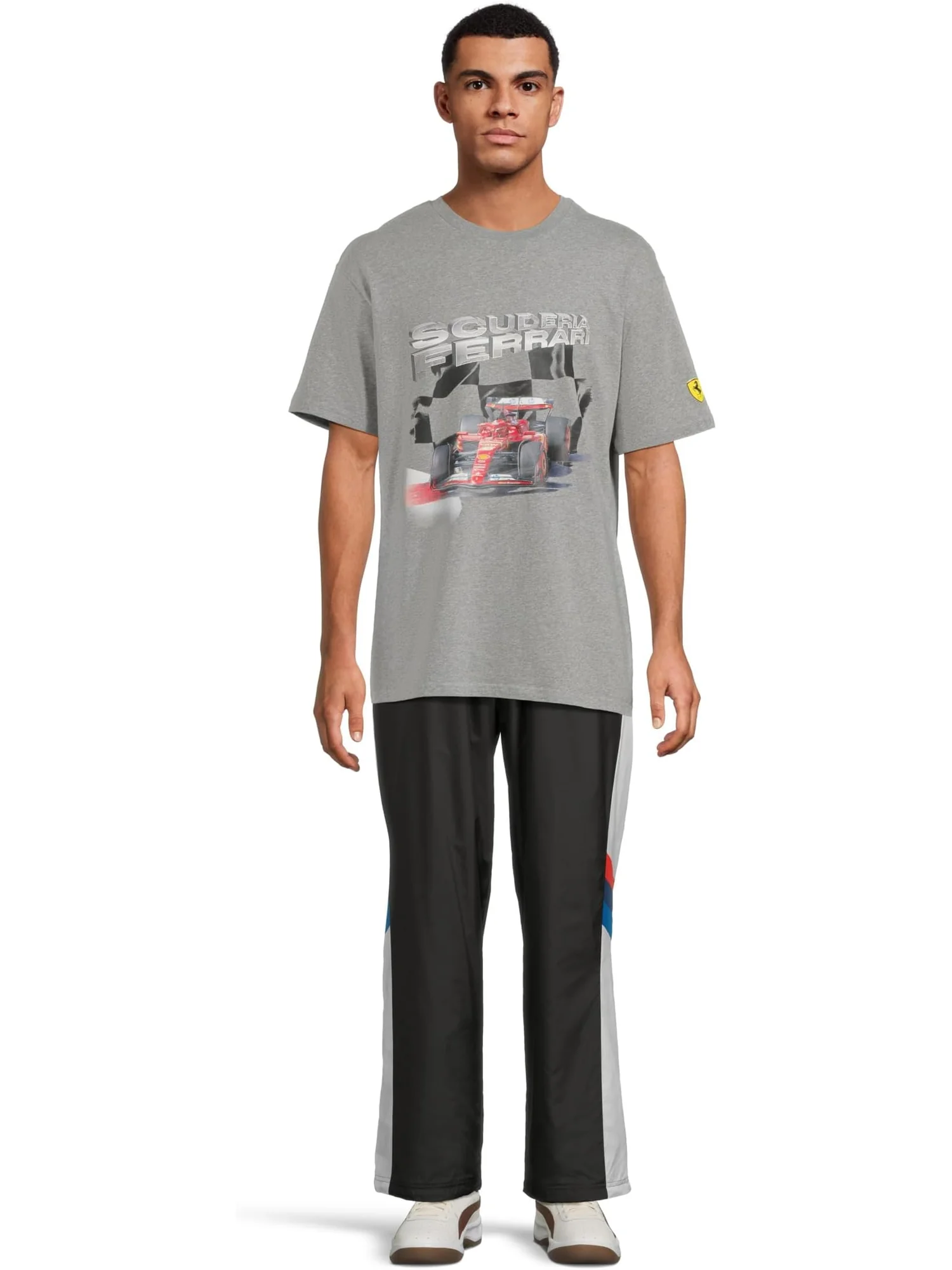 Футболка PUMA Scuderia Ferrari Graphic T-Shirt — изображение 5 из 5, серый