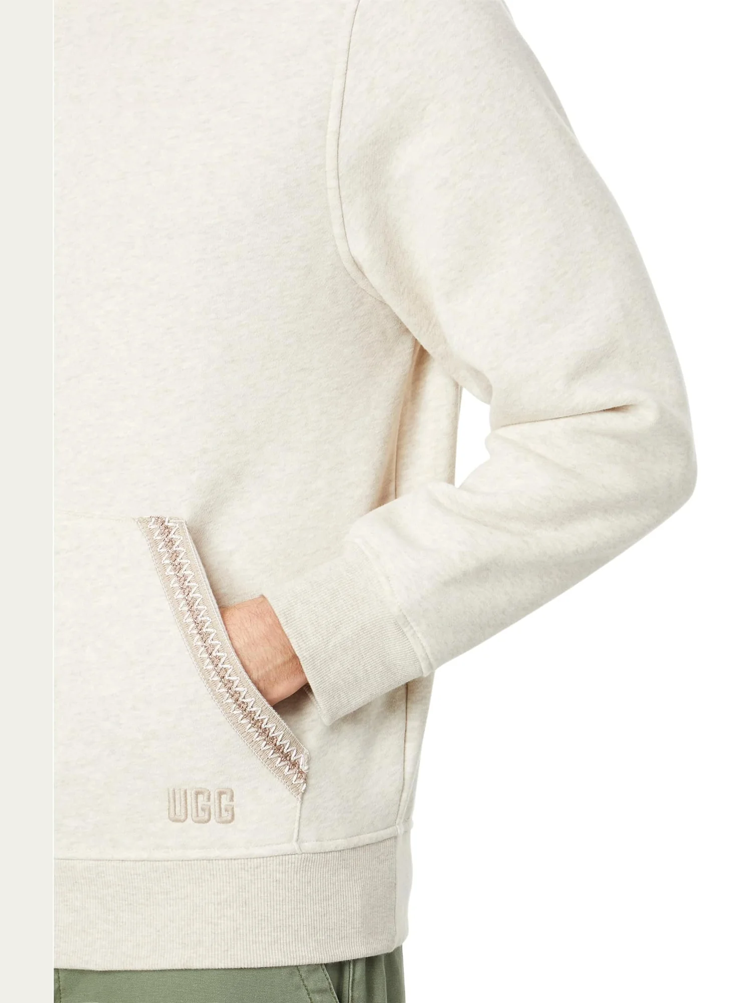 Худи UGG Tasman Hoodie, цвет Caribou Heather — изображение 3 из 4