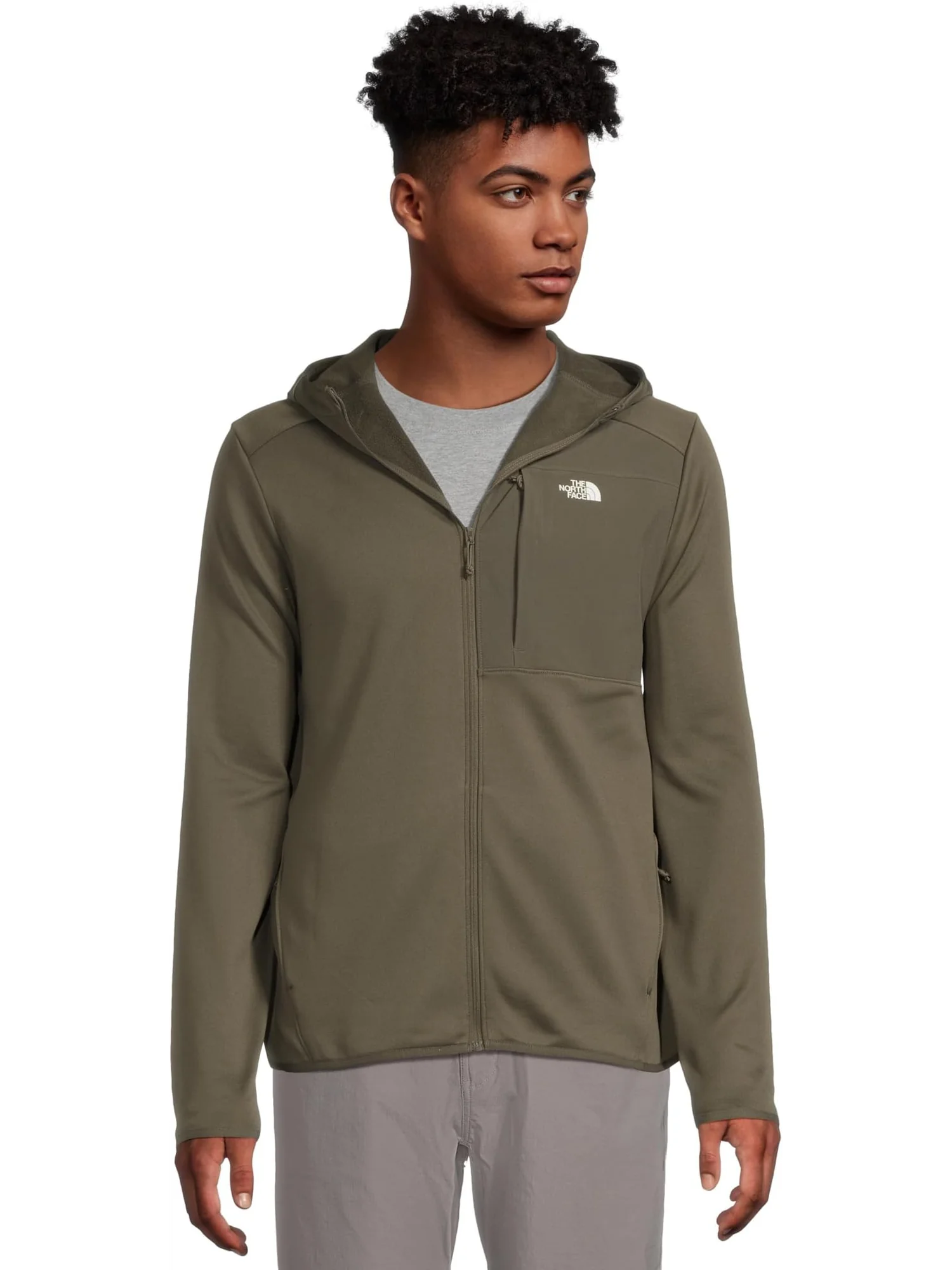 Худи The North Face TNF Performance Fleece Full Zip Hoodie — изображение 1 из 5, зеленый