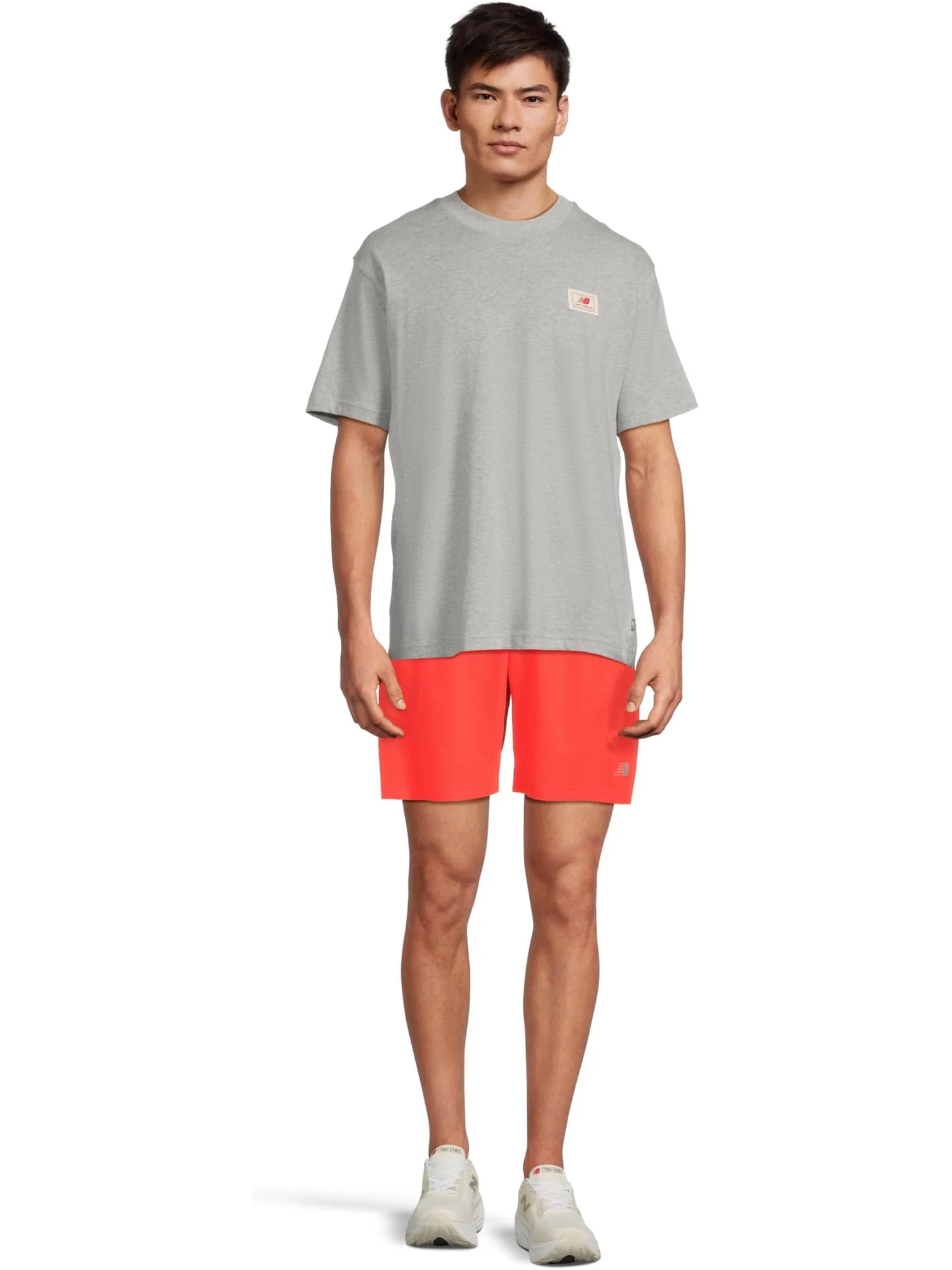 Шорты New Balance Sport Essentials Shorts 7" — изображение 5 из 5, красный