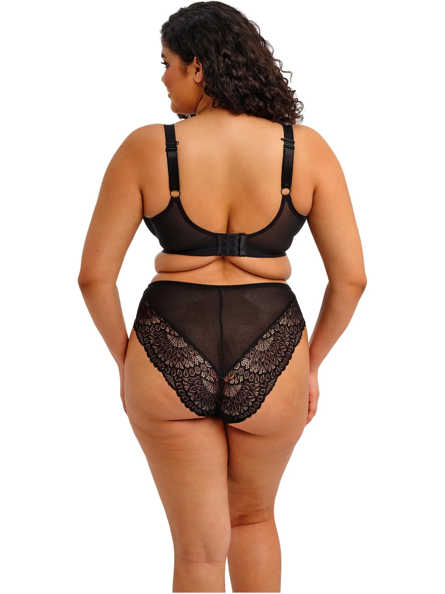 Женский бюстгальтер Tiernie Stretch Plunge на косточках elomi — изображение 2 из 2, черный