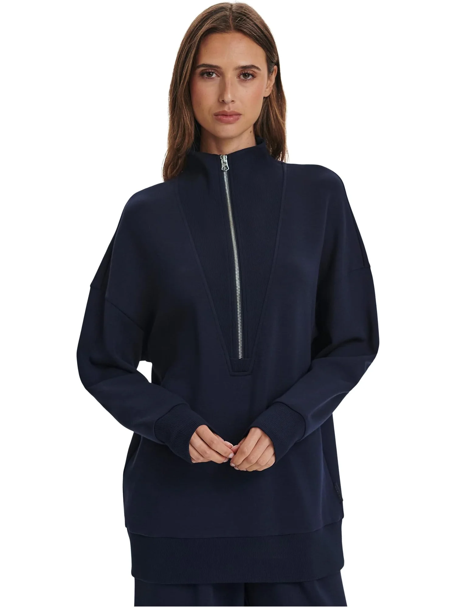 Женская толстовка Masie Longline Varley — синий
