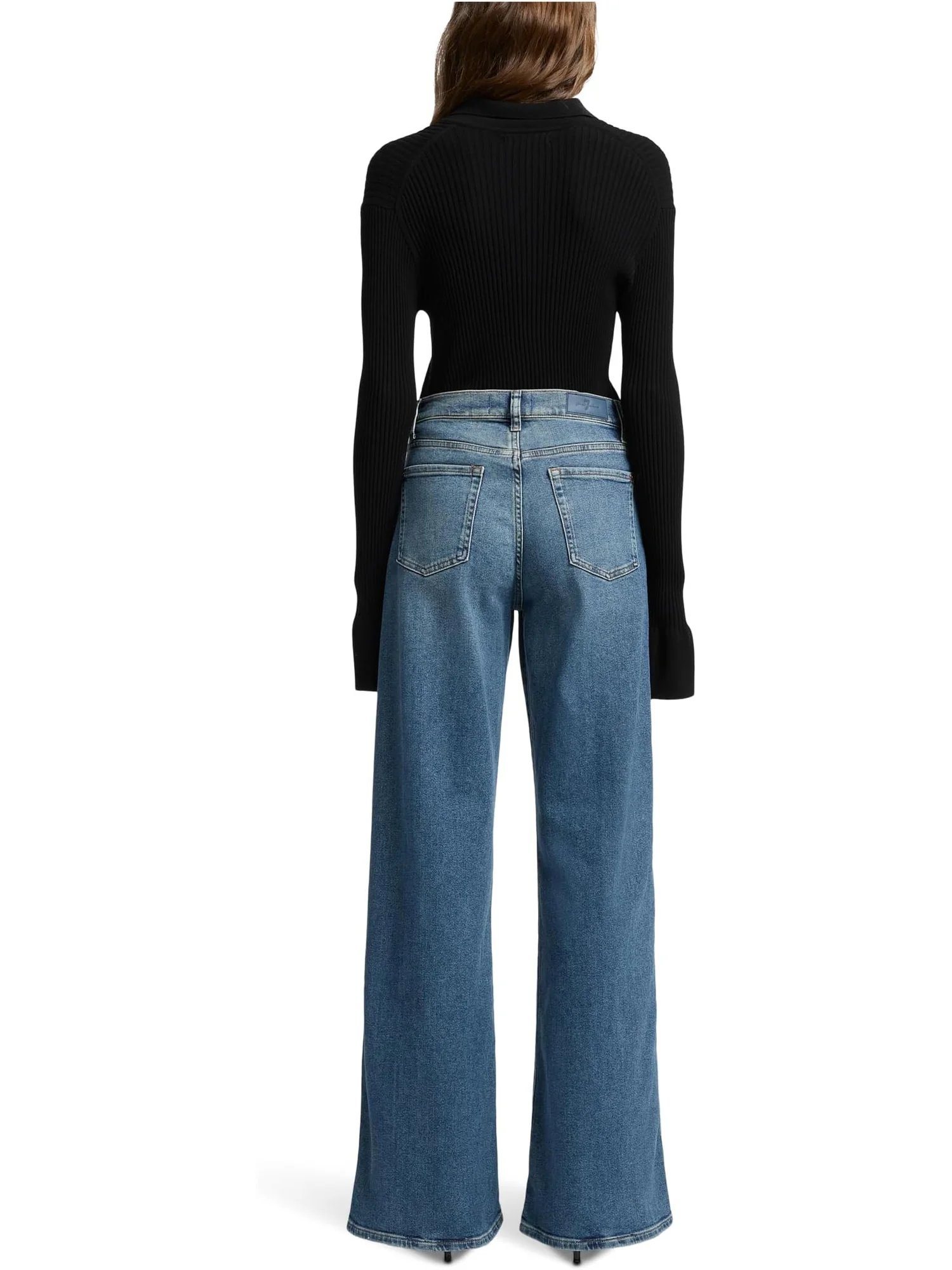 Джинсы 7 For All Mankind Women's Lotta — изображение 2 из 3, голубой