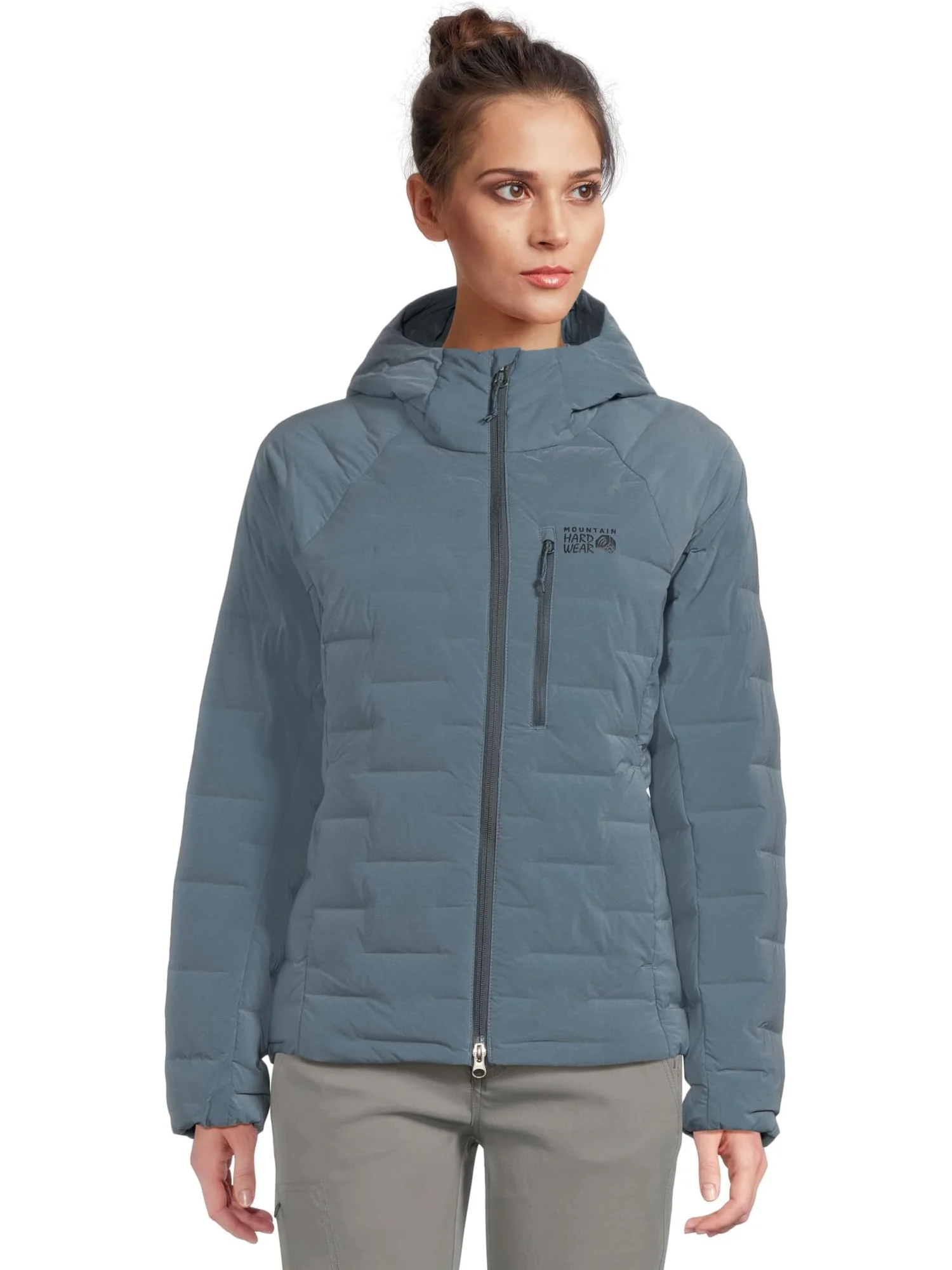 Женская толстовка Stretchdown Mountain Hardwear — изображение 1 из 5, синий