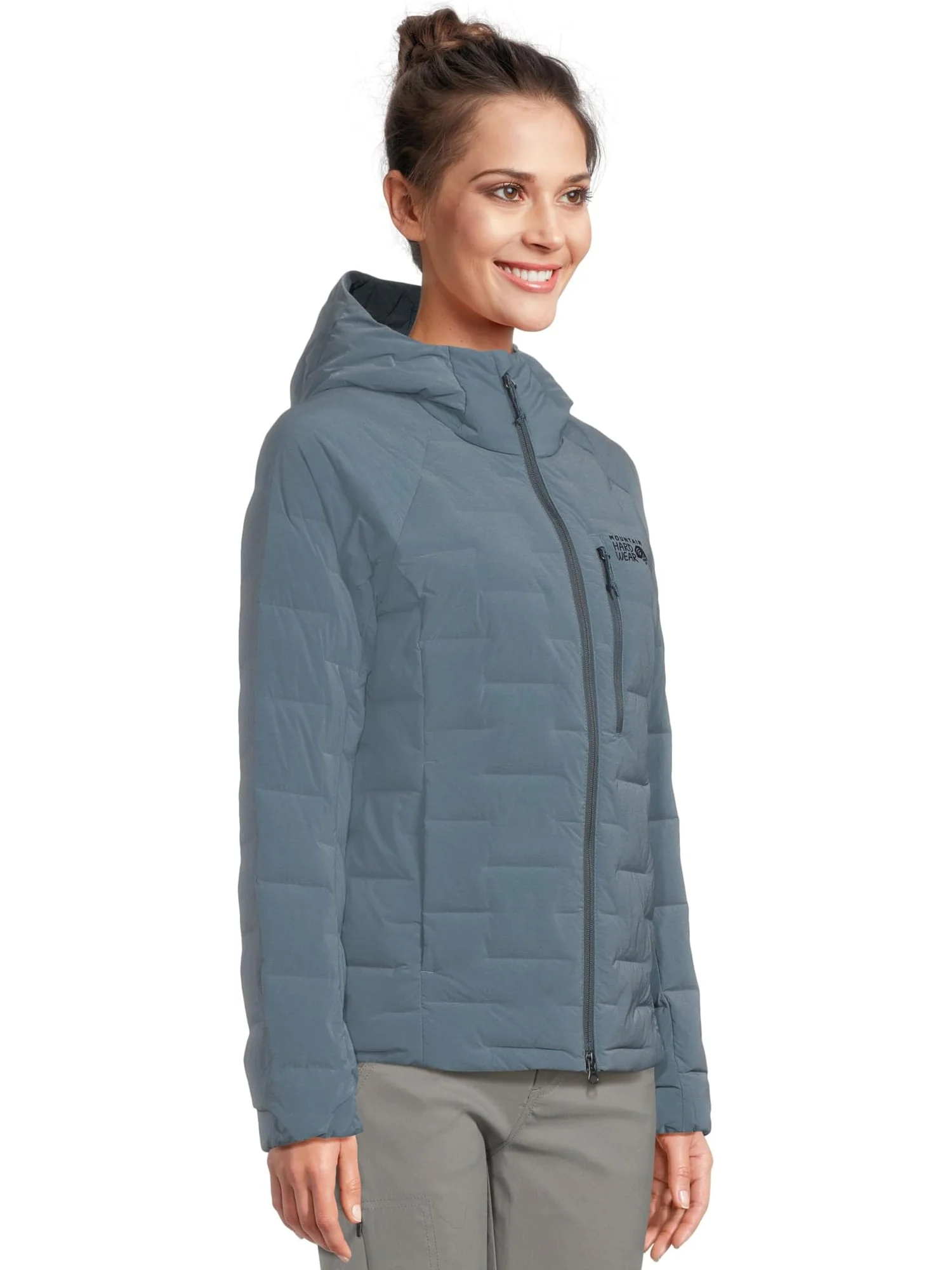 Женская толстовка Stretchdown Mountain Hardwear — изображение 2 из 5, синий
