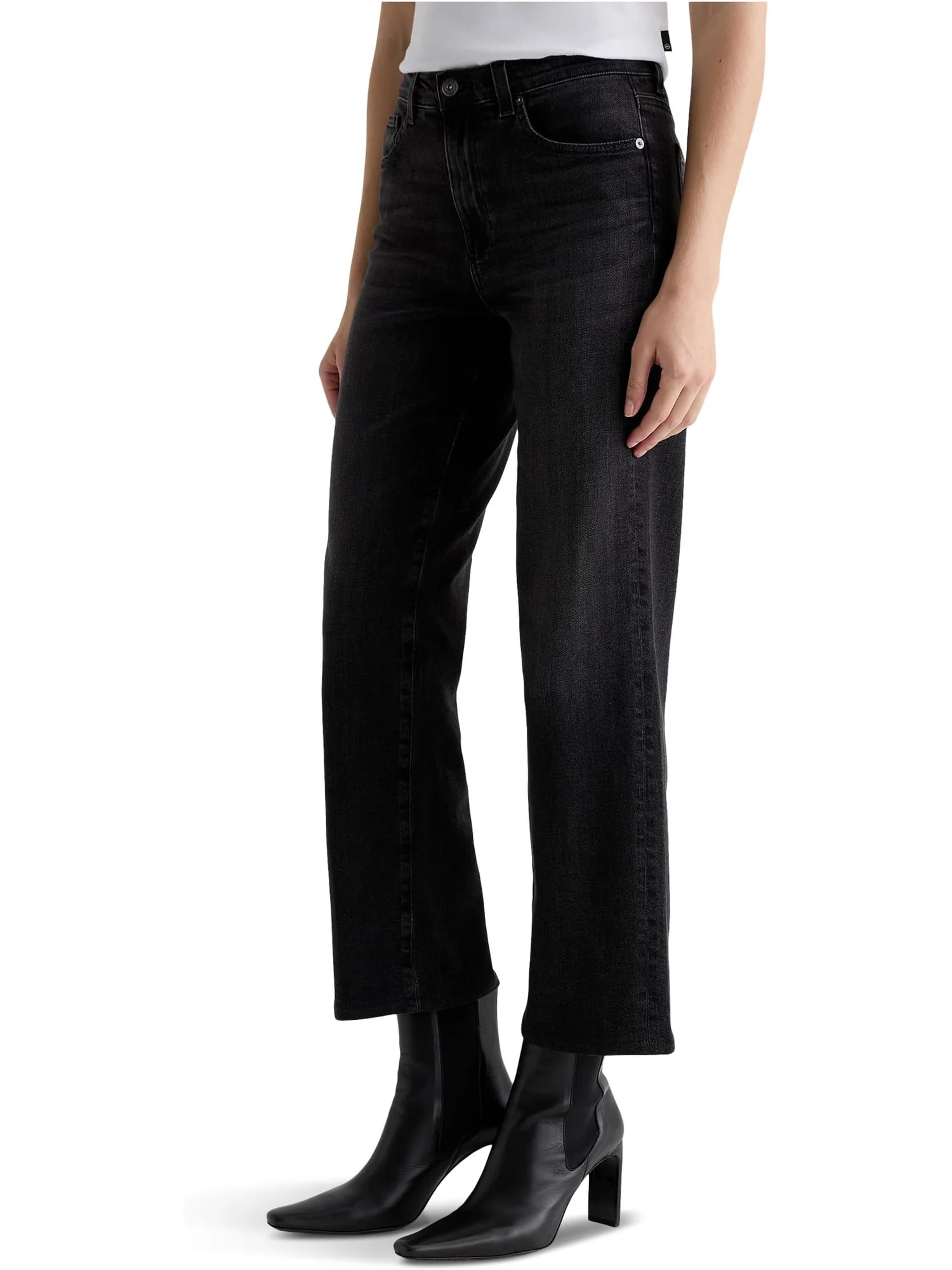 Женские прямые джинсы Brinley средней посадки в цвете Nebula AG Jeans — изображение 2 из 5, туманности