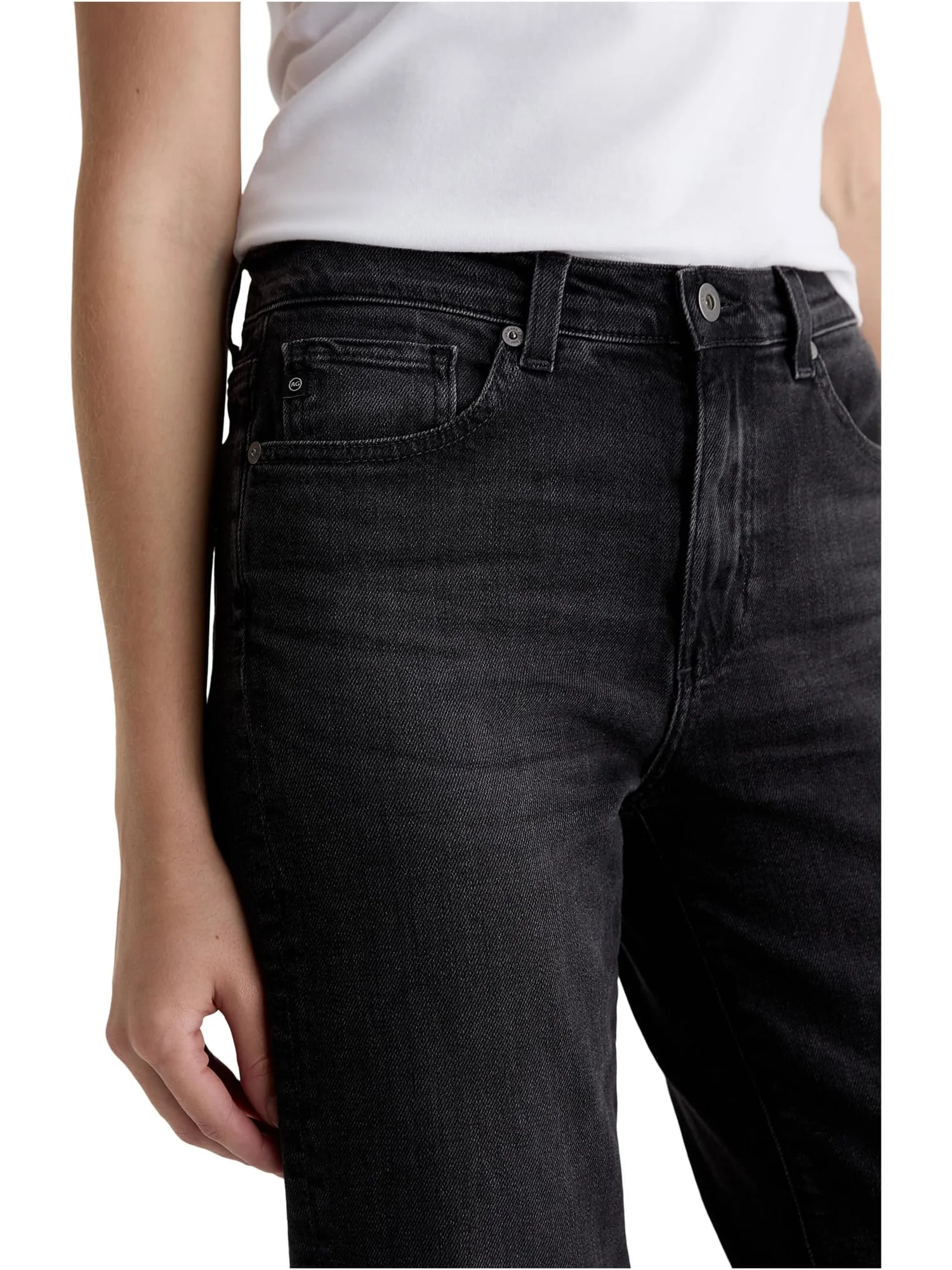 Женские прямые джинсы Brinley средней посадки в цвете Nebula AG Jeans — изображение 4 из 5, туманности