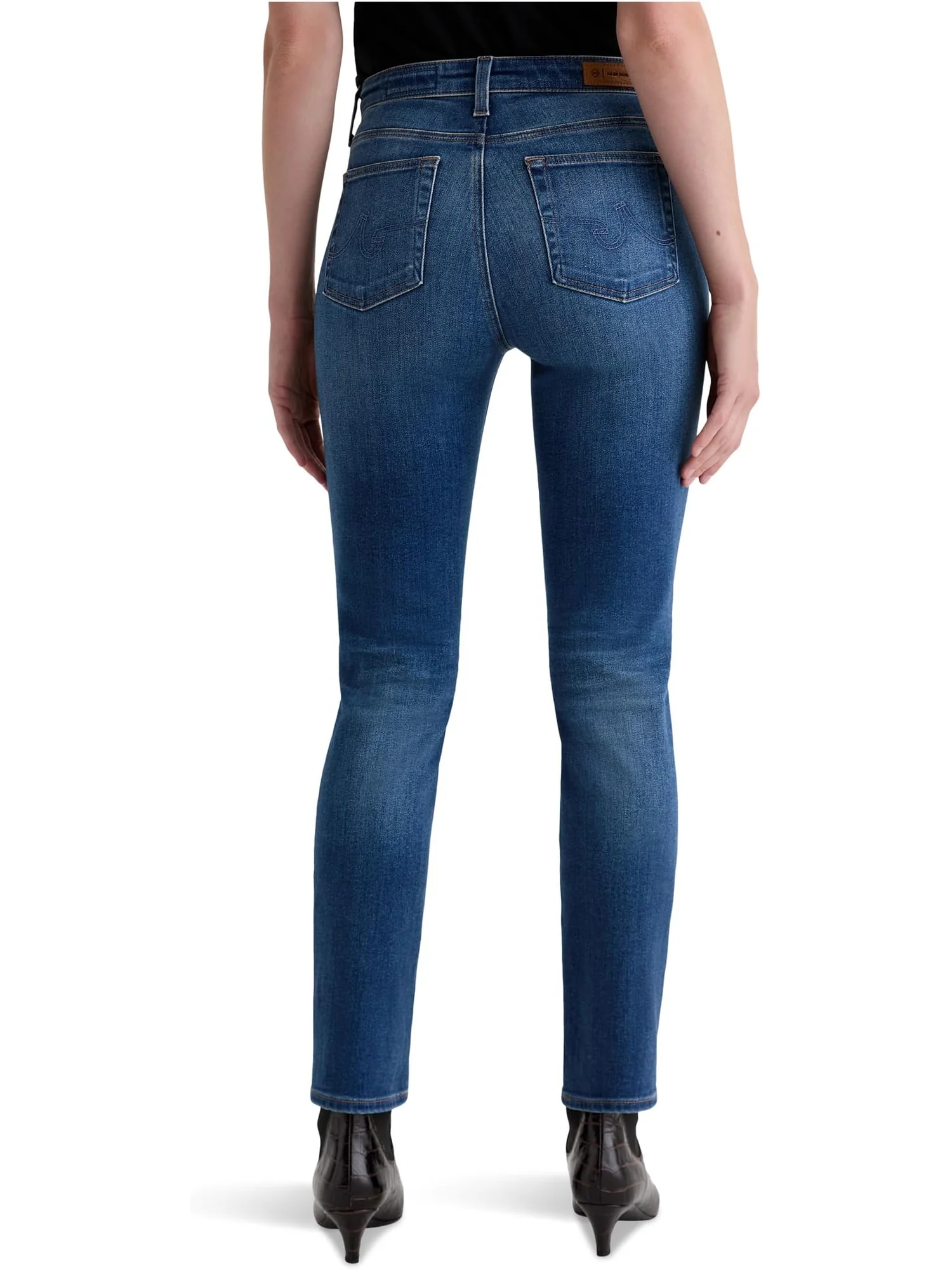 Женские джинсы Mari средней посадки Slim Straight от Assumption 12 Years AG Jeans, 12 Years Assumption — изображение 3 из 5