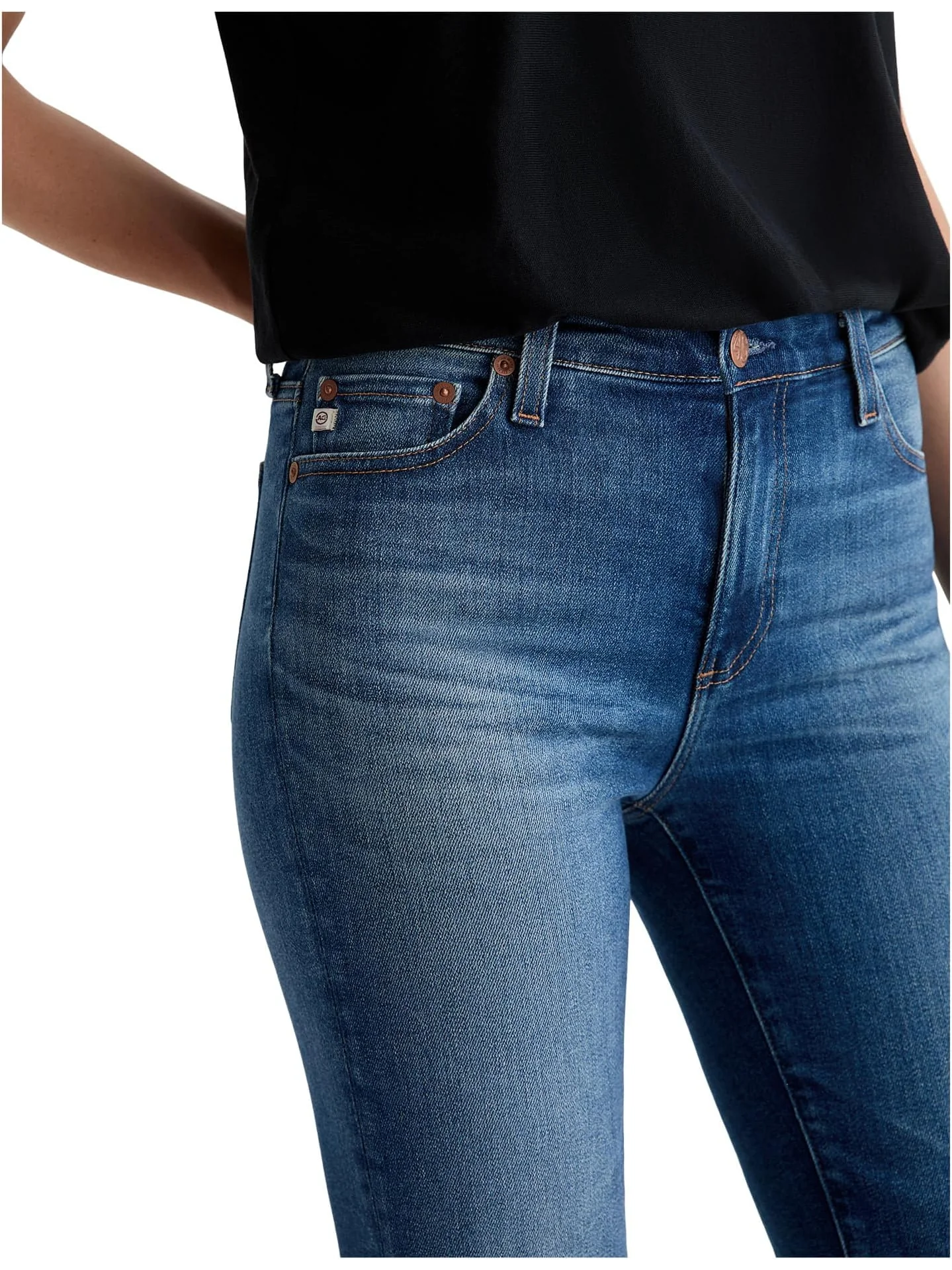 Женские джинсы Mari средней посадки Slim Straight от Assumption 12 Years AG Jeans, 12 Years Assumption — изображение 4 из 5