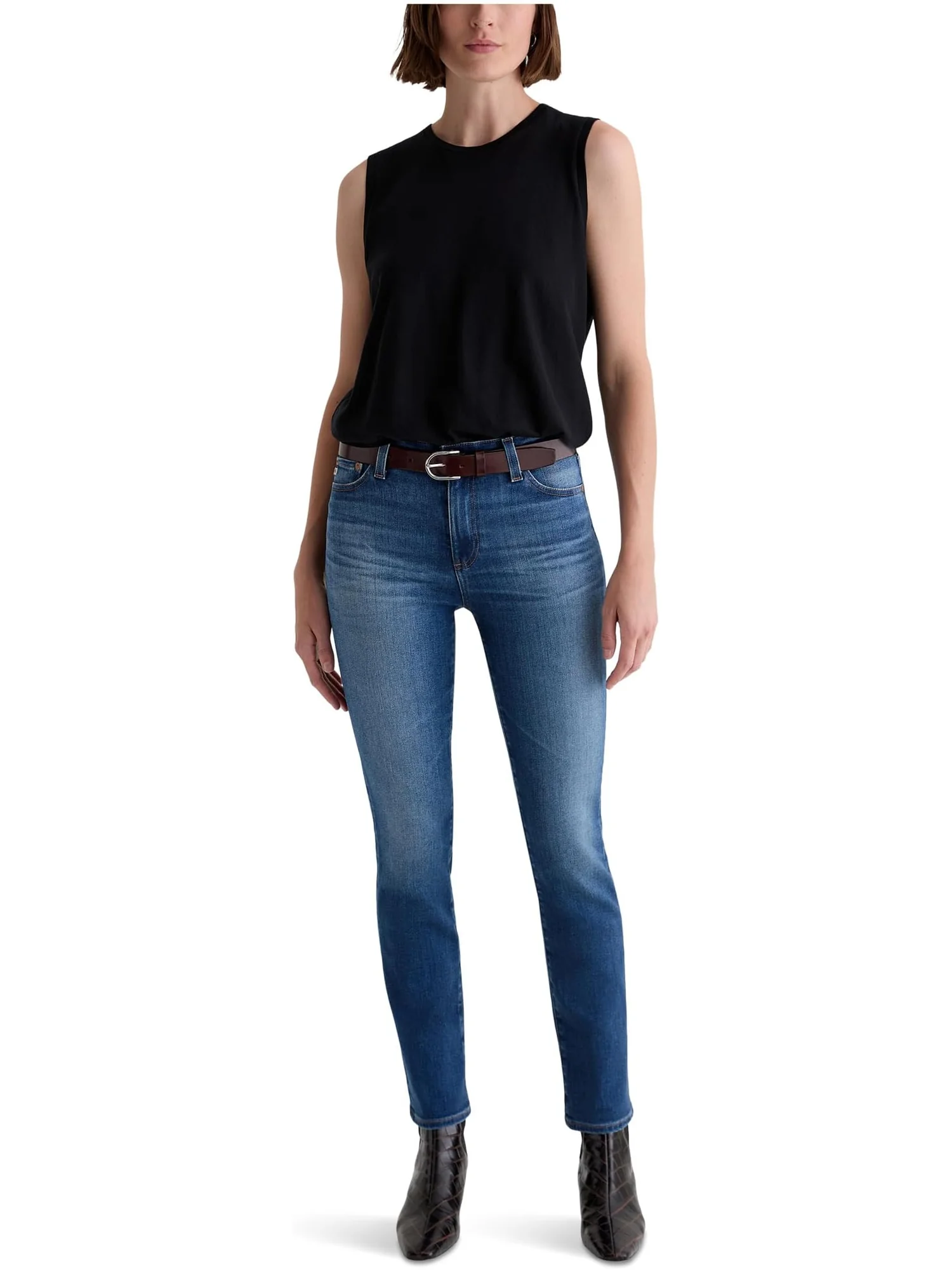 Женские джинсы Mari средней посадки Slim Straight от Assumption 12 Years AG Jeans, 12 Years Assumption — изображение 5 из 5