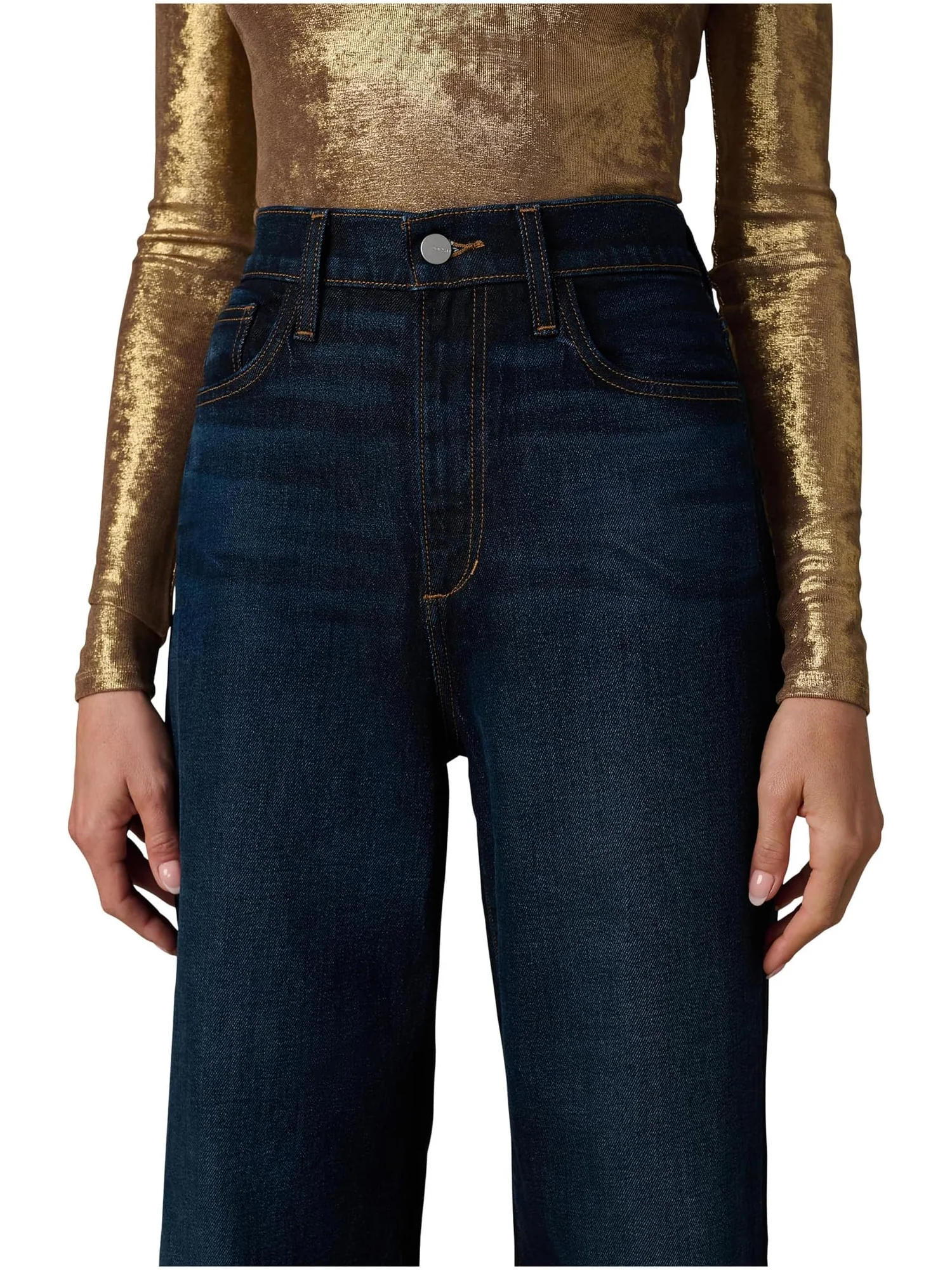 Джинсы Joe's Jeans Women's The Mia Wide Leg 32, Resolute — изображение 3 из 5, решительный