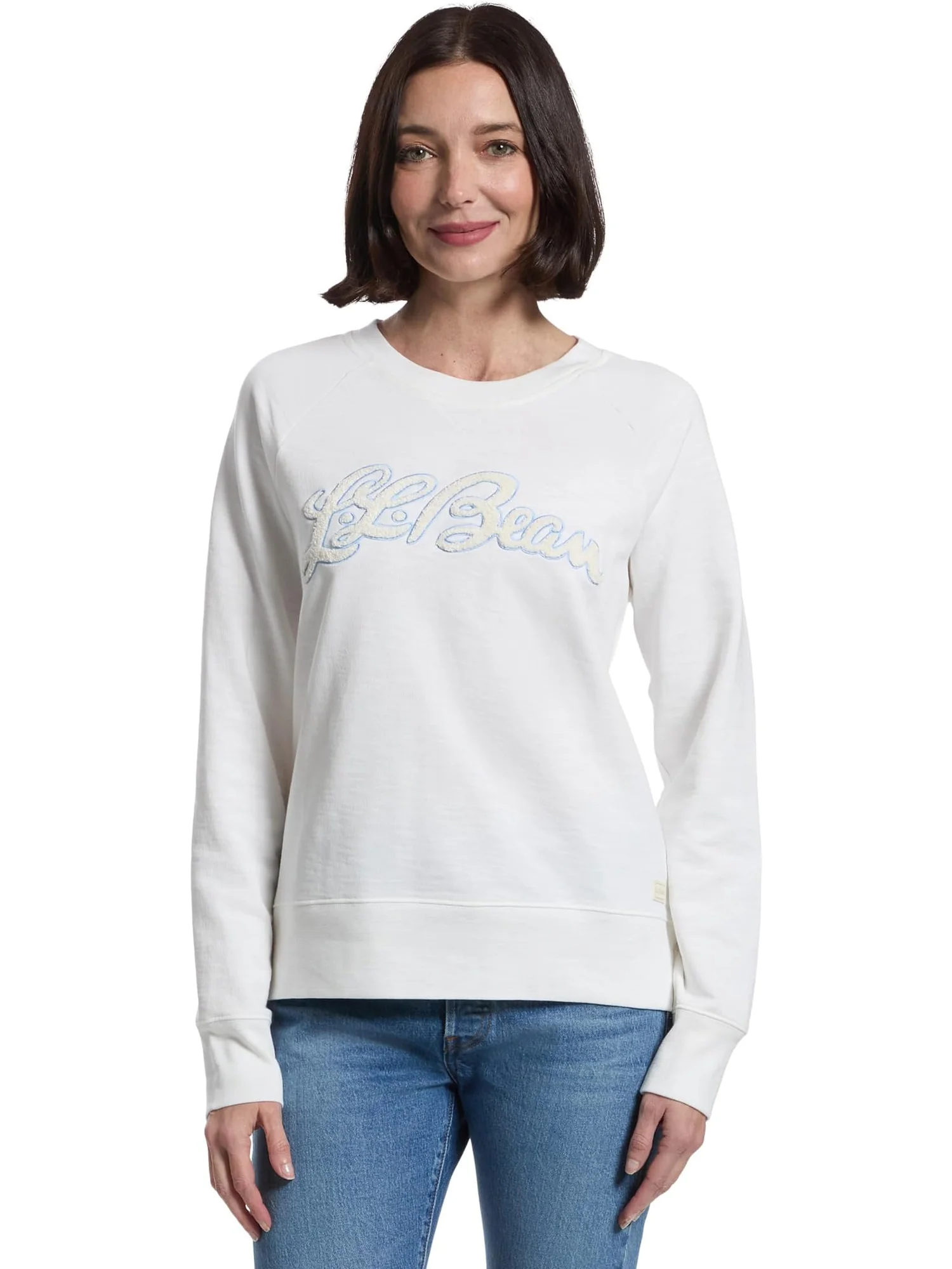 Женская кофта Peaks Island Crewneck с логотипом L.L.Bean