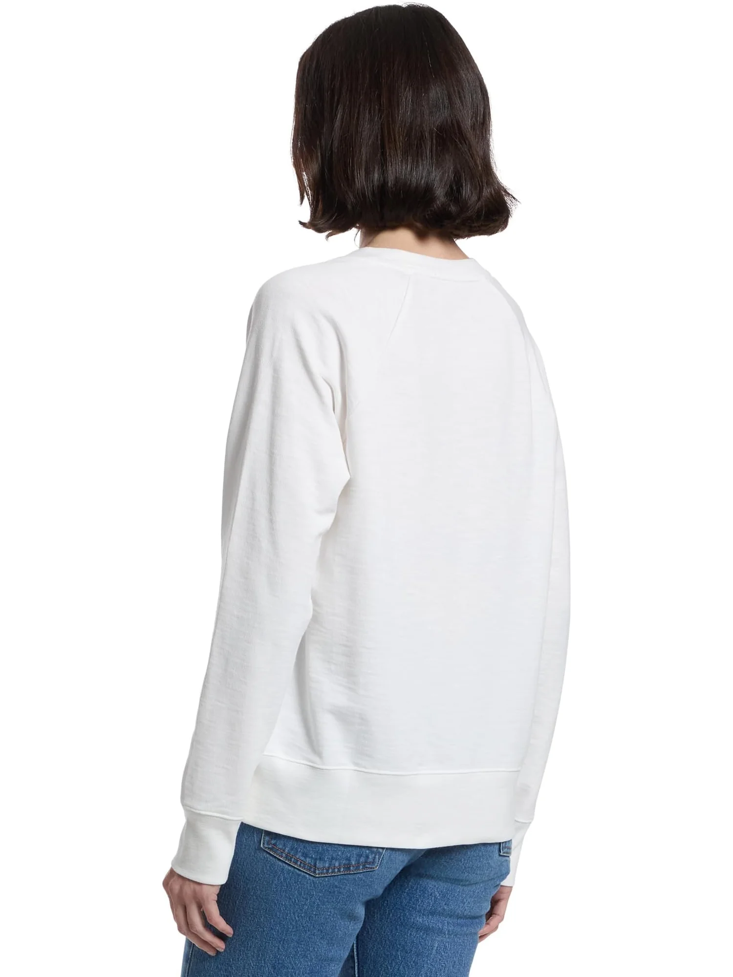Женская кофта Peaks Island Crewneck с логотипом L.L.Bean — изображение 3 из 5, белый