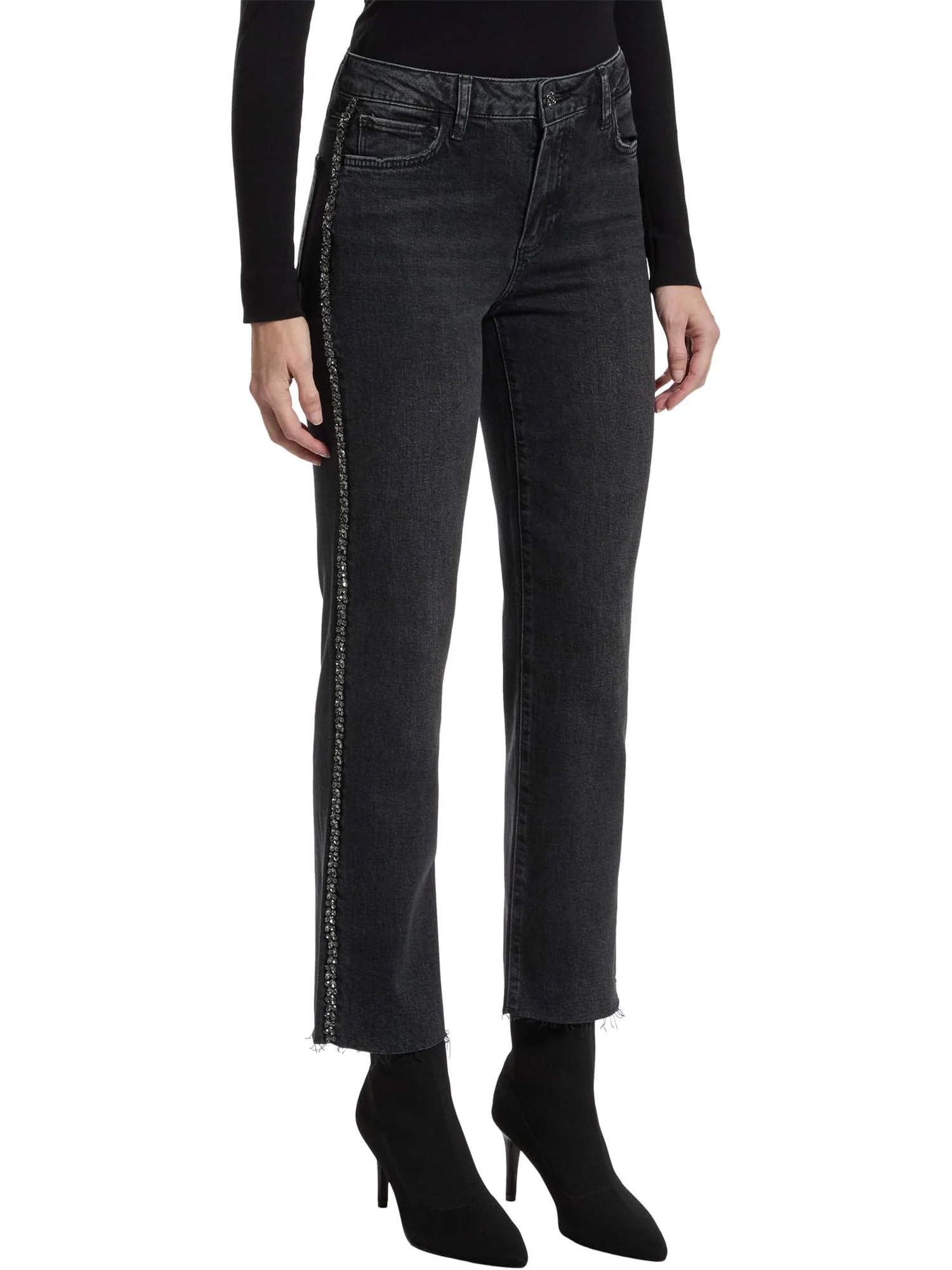 Джинсы Paige Women's Mason Ankle — изображение 2 из 5, черный