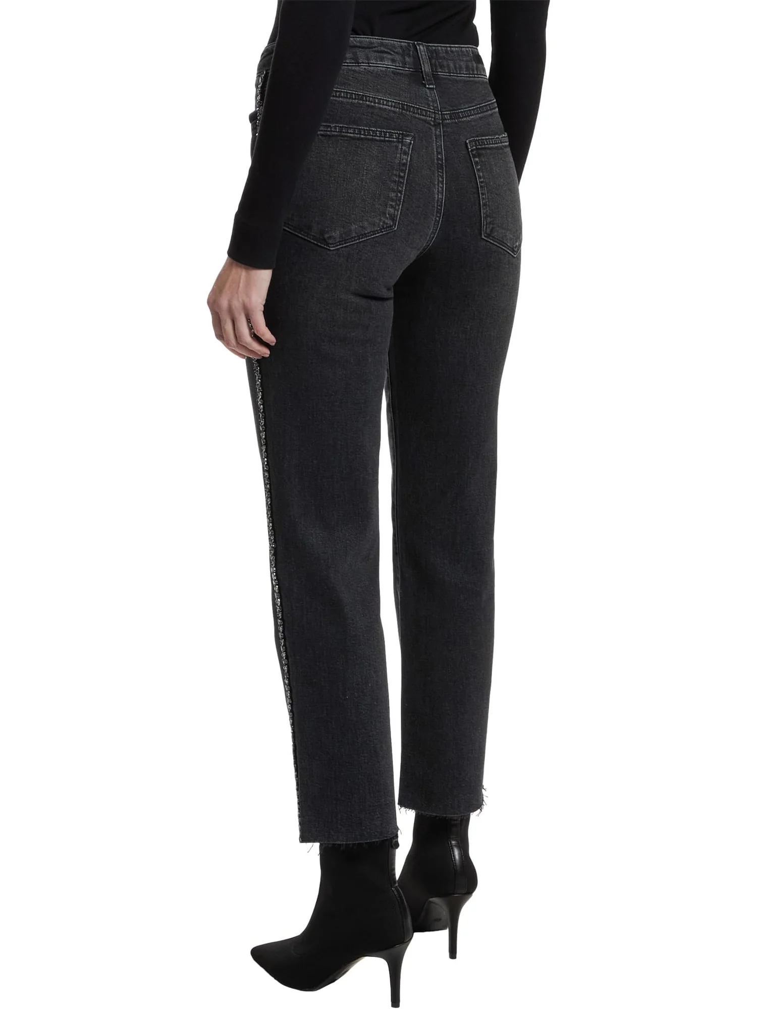 Джинсы Paige Women's Mason Ankle — изображение 3 из 5, черный