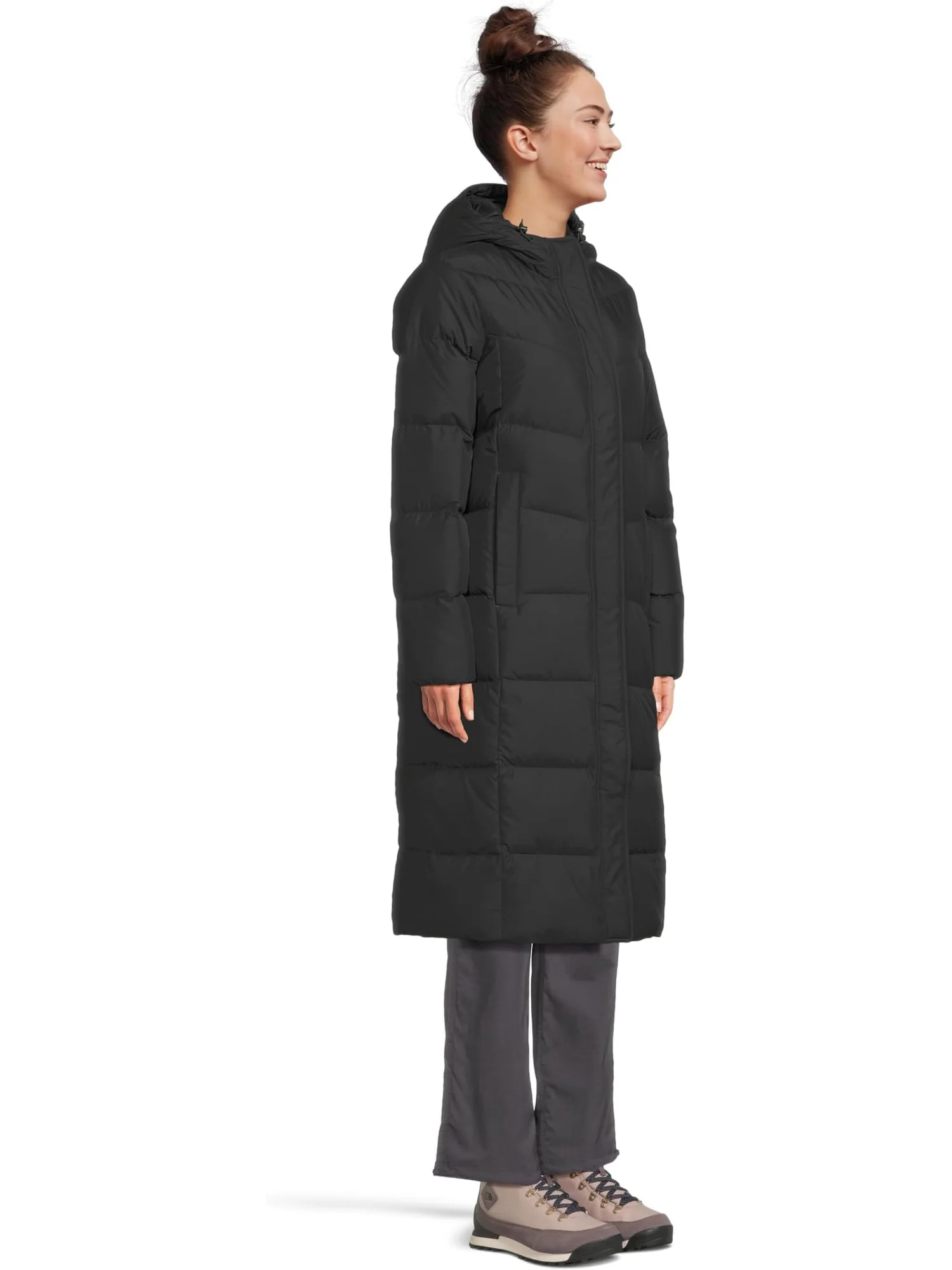 Женское стеганое пальто Popham L.L.Bean — изображение 2 из 4, черный