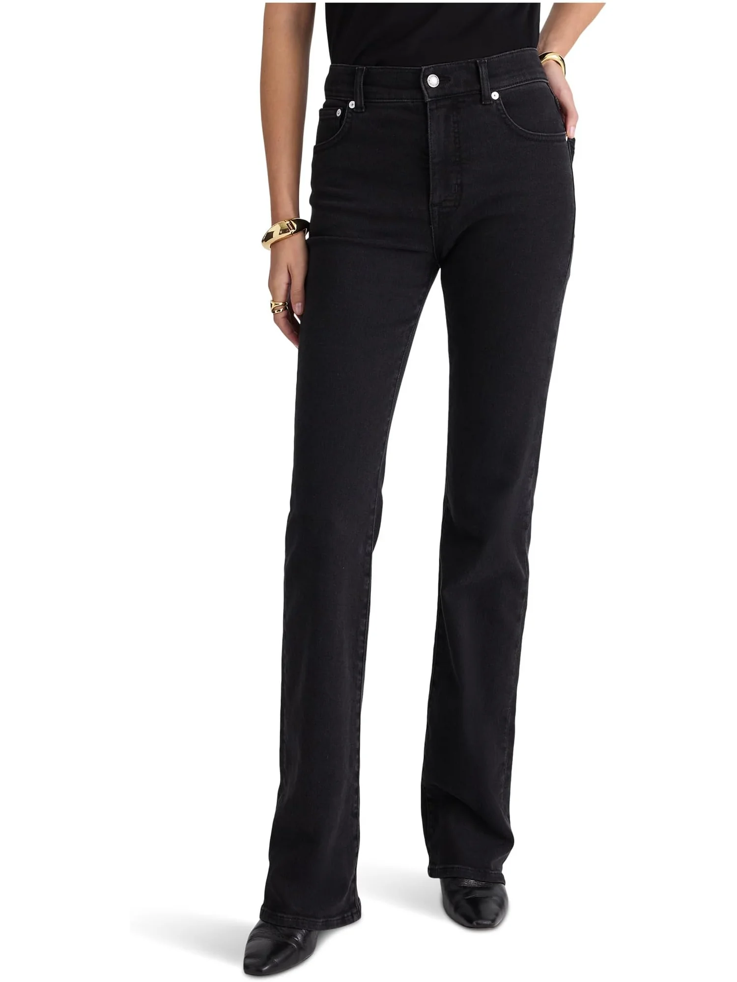 Джинсы Madewell Women's Vintage Flare In Black Frost