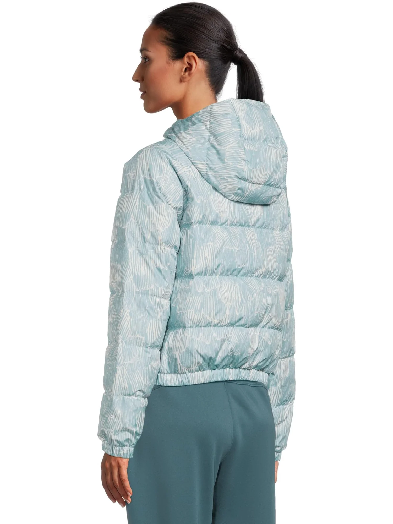 Женская толстовка с капюшоном Hydrenalite Down с принтом The North Face — изображение 3 из 5, синий