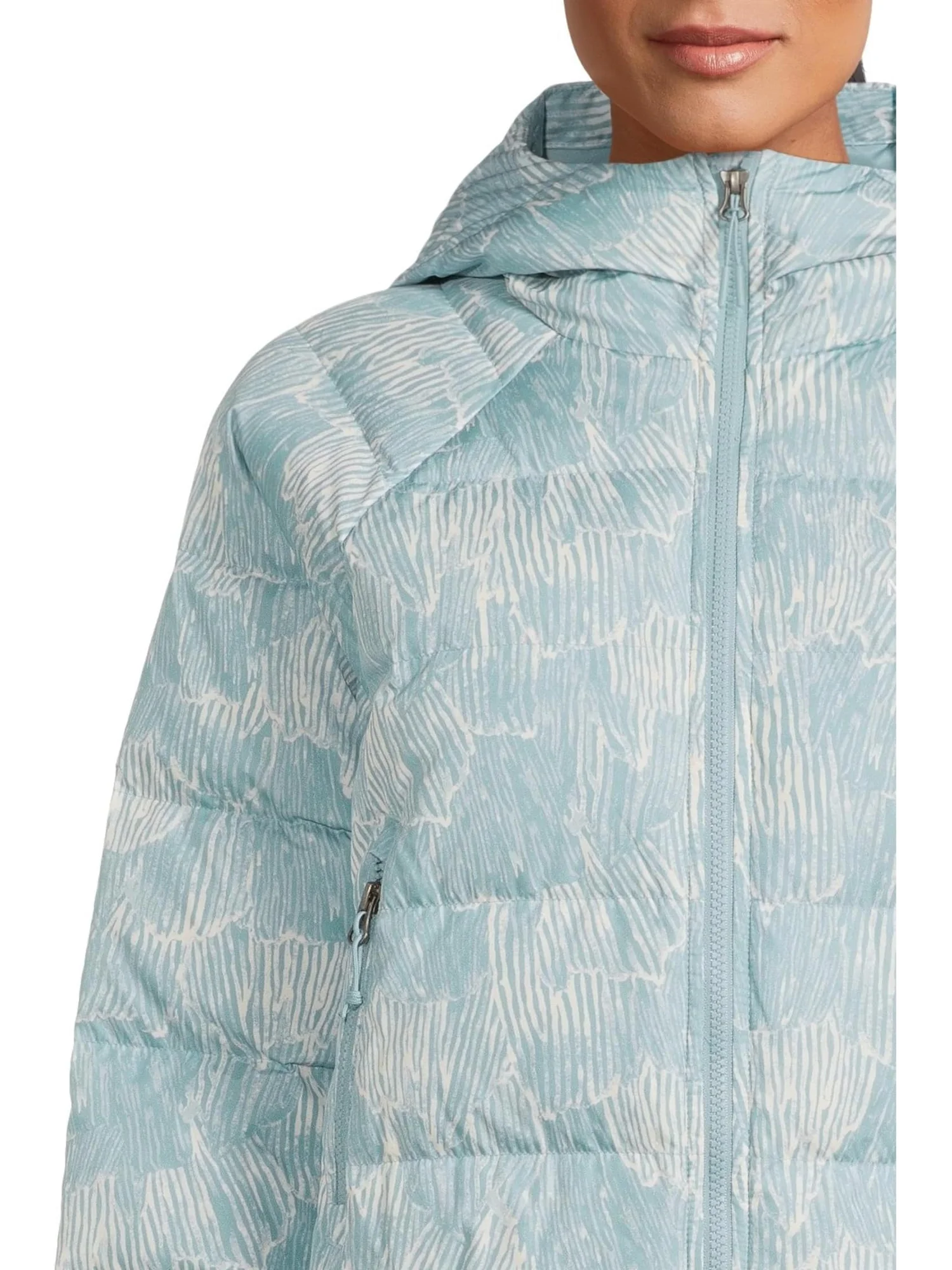Женская толстовка с капюшоном Hydrenalite Down с принтом The North Face — изображение 4 из 5, синий