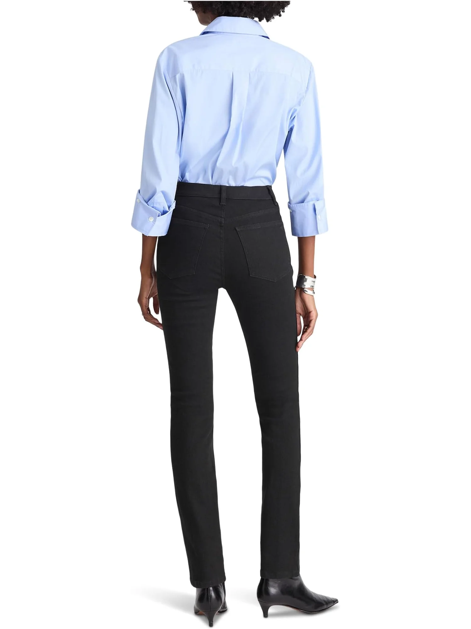 Джинсы Madewell Women's New Pencil In Black Frost — изображение 2 из 3, черный