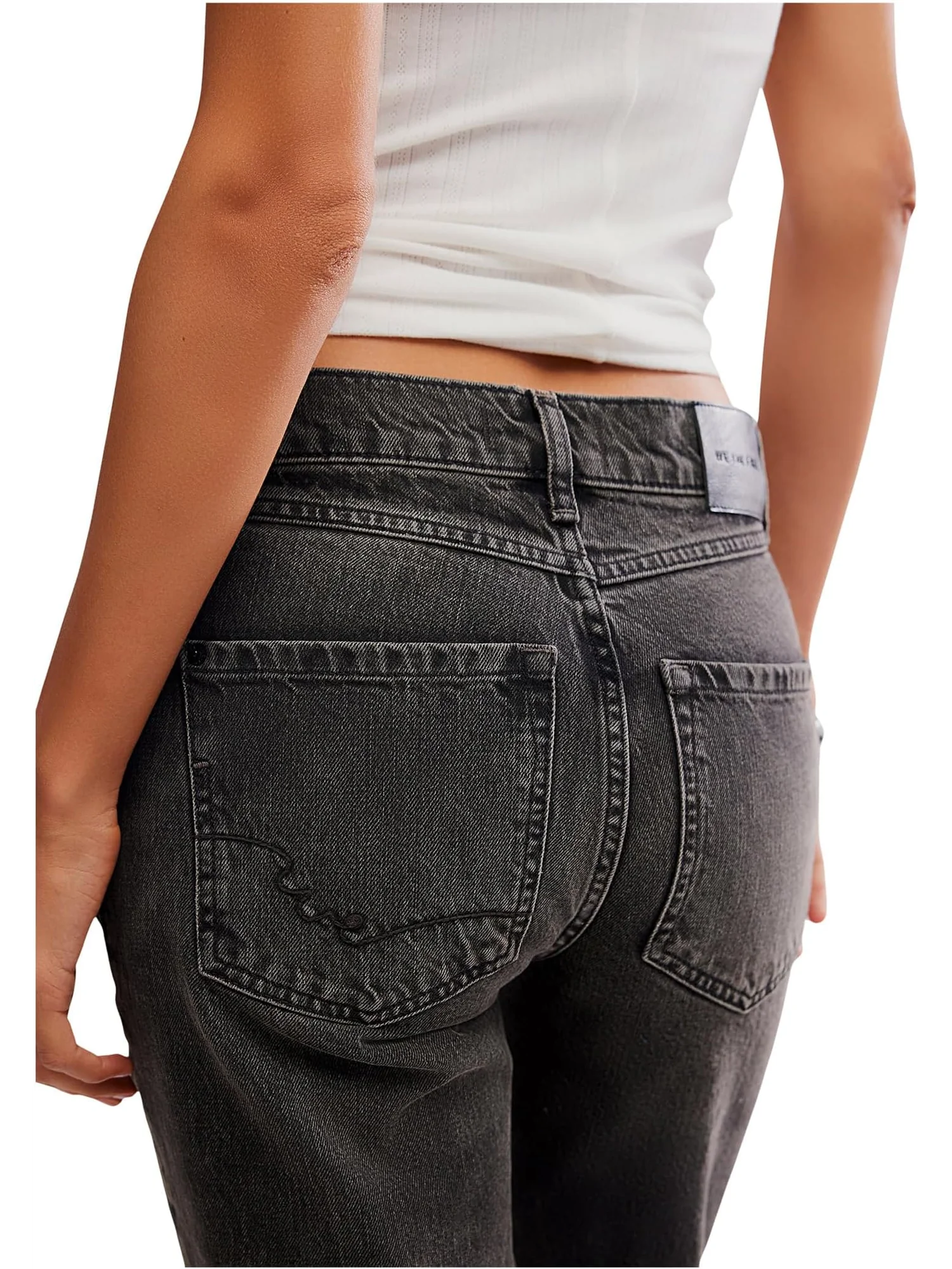 Брюки Free People Women's West Coast Relaxed Jean — изображение 4 из 5, фиолетовый
