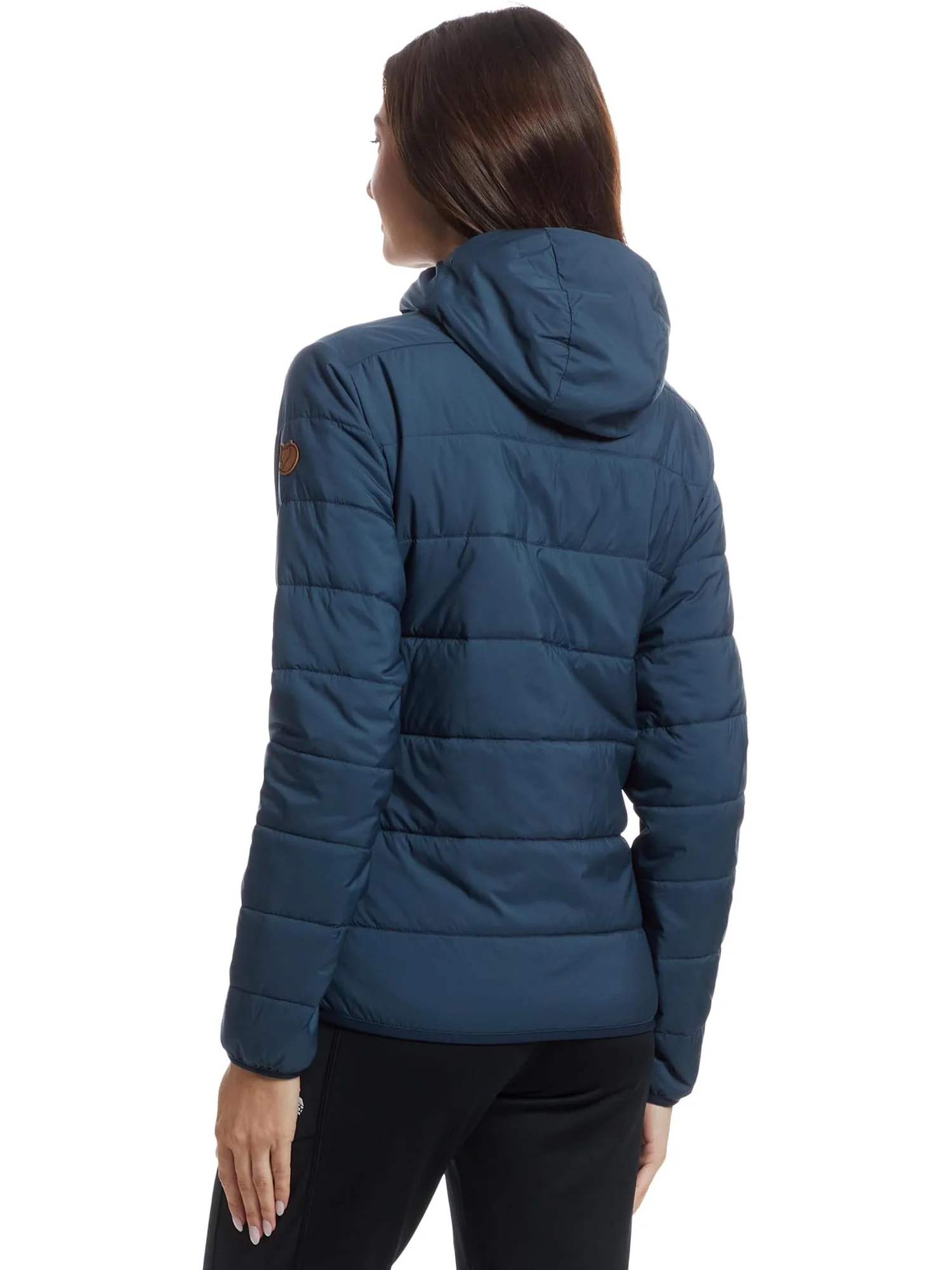 Женская толстовка с капюшоном Keb Padded Fjällräven — изображение 3 из 5, синий