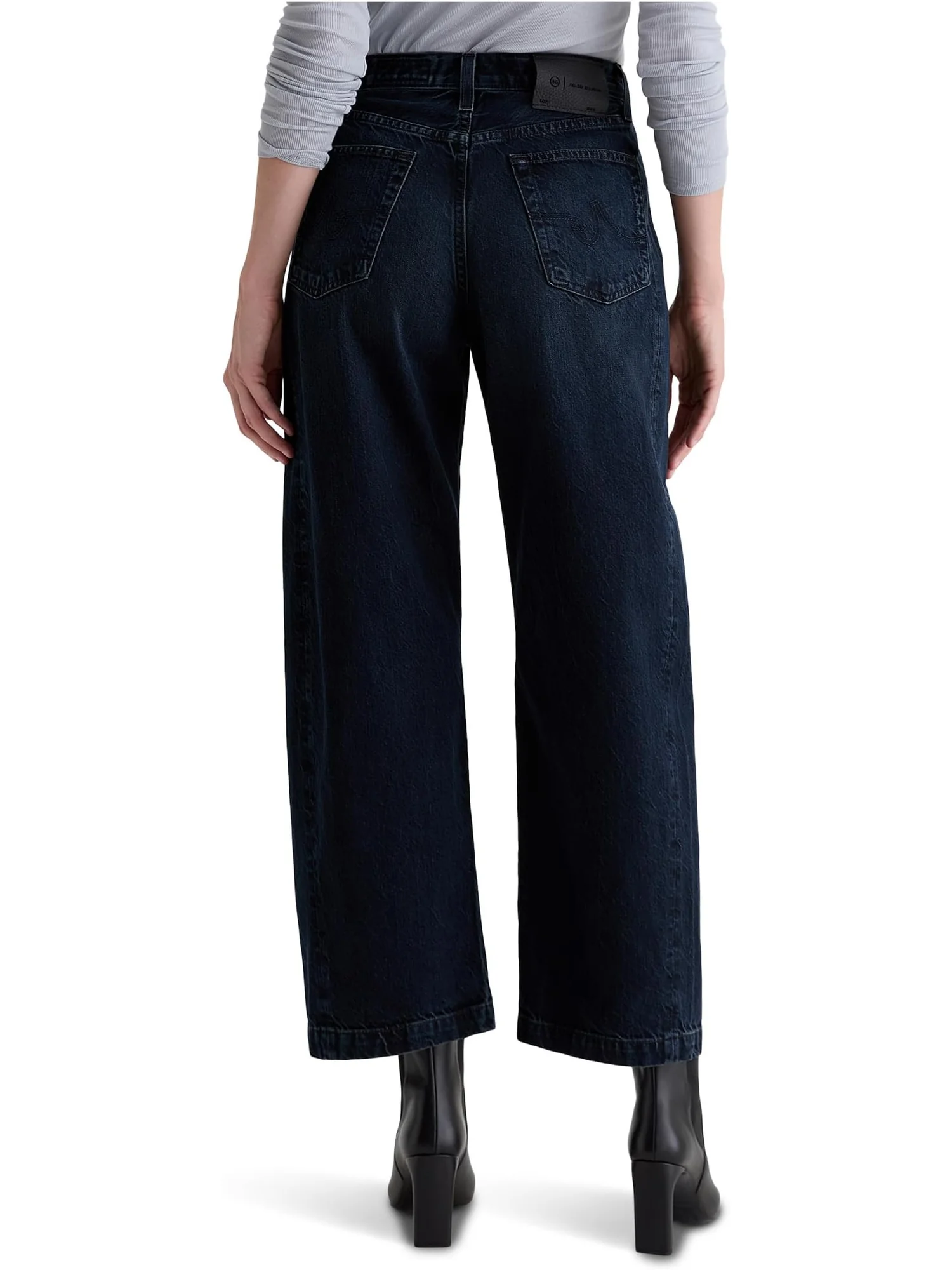 Джинсы AG Jeans Women's Hattie High Rise Barrel In 2 Years Prose, 2 Years Prose — изображение 2 из 4, проза