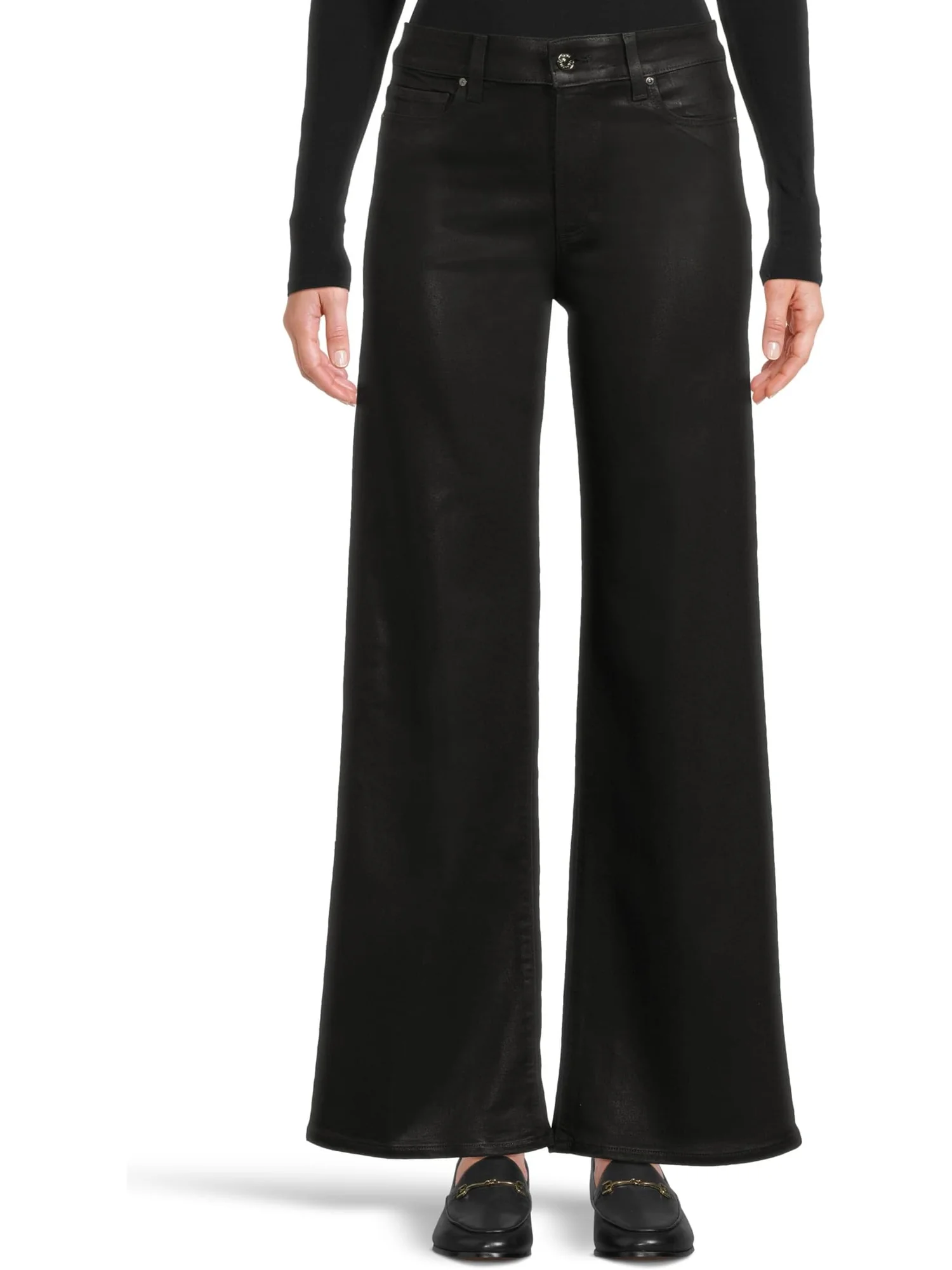 Джинсы Paige Women's Anessa 31 In Black Fog Luxe Coating