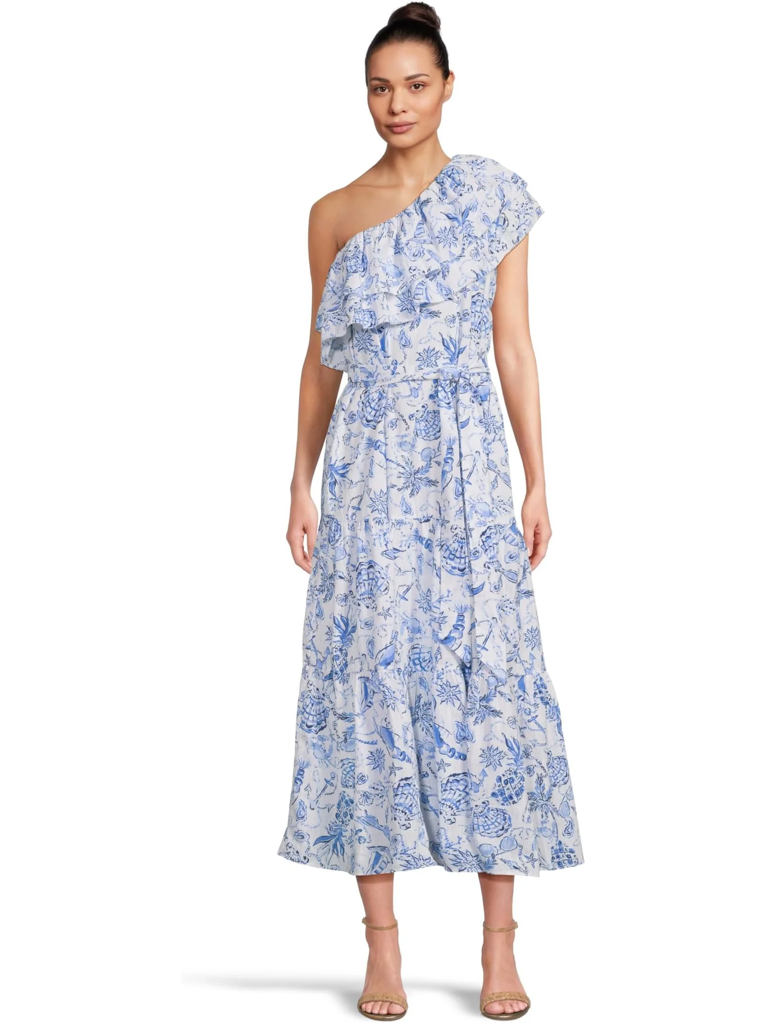 Женское платье миди Mayella Lilly Pulitzer — белый