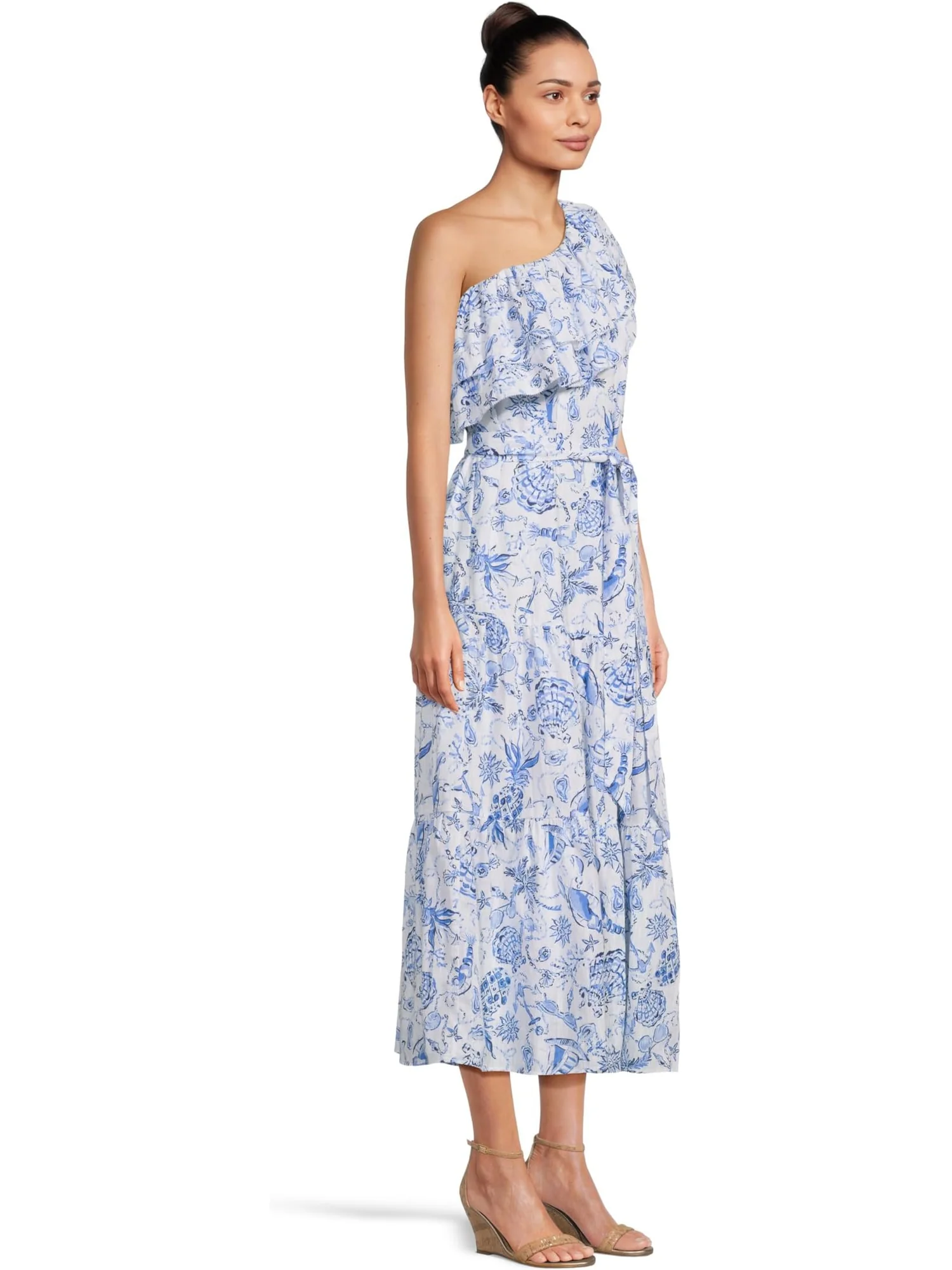Женское платье миди Mayella Lilly Pulitzer — изображение 2 из 4, белый