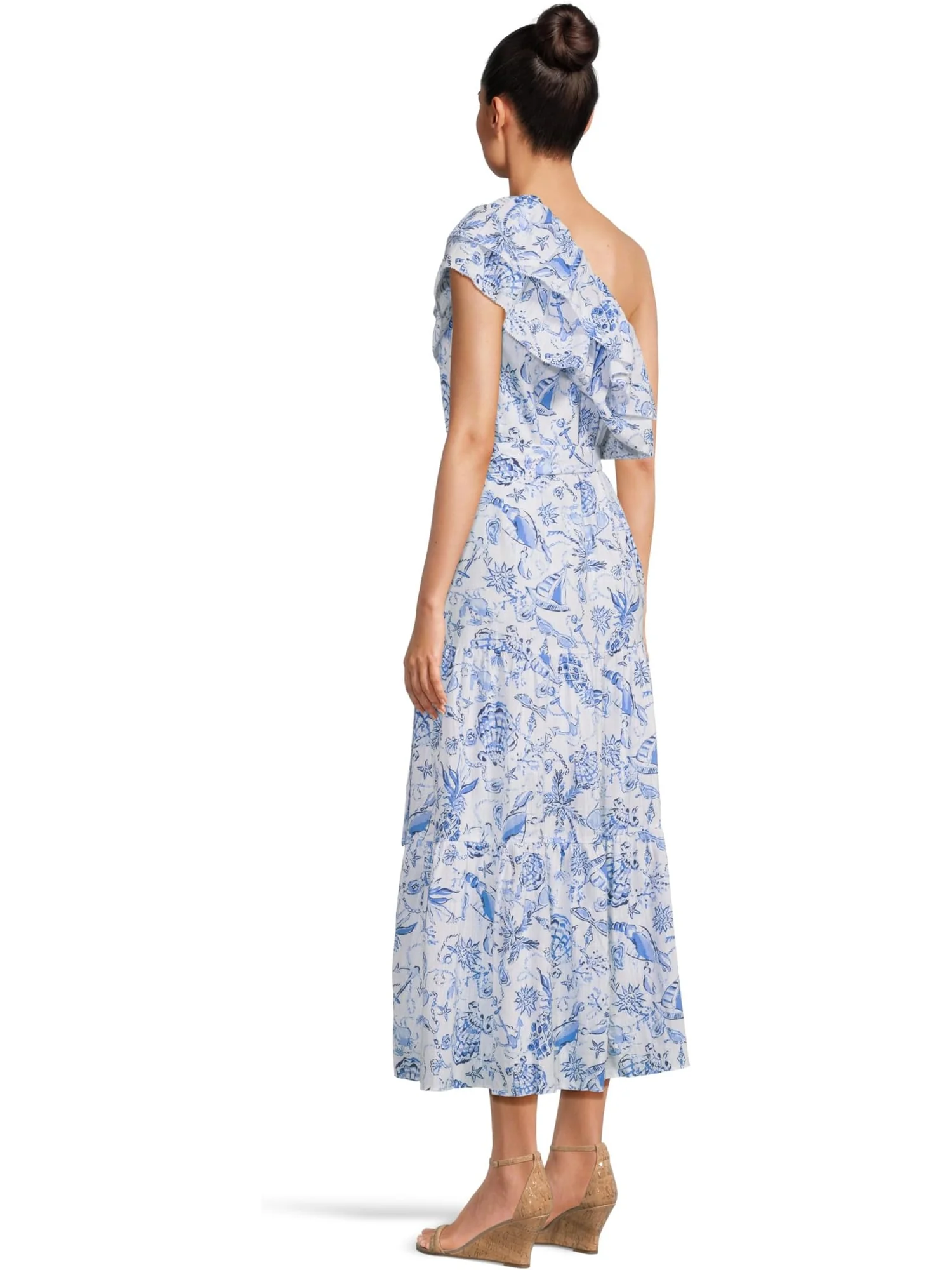 Женское платье миди Mayella Lilly Pulitzer — изображение 3 из 4, белый