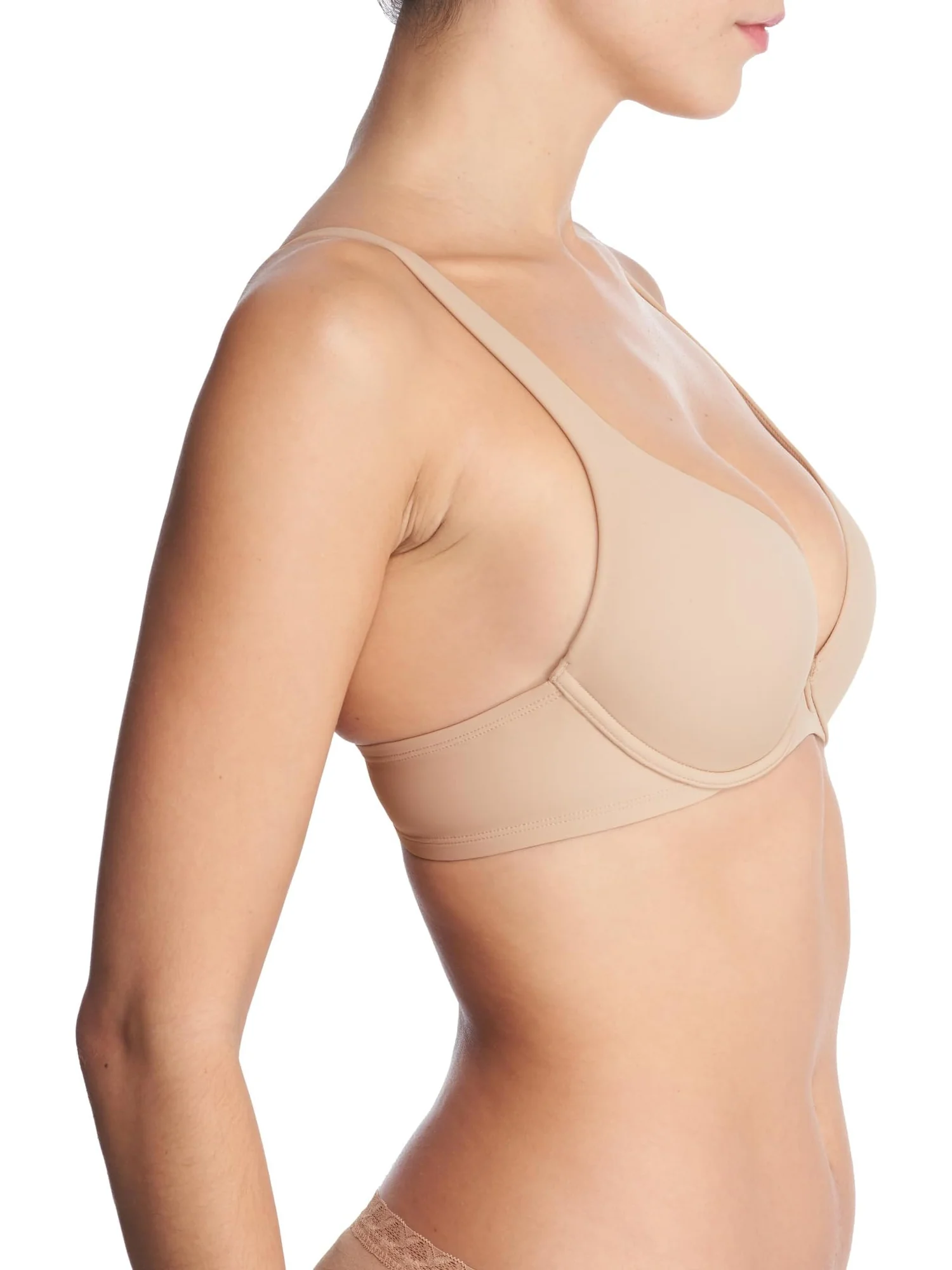Женские бюстгальтеры Verge Convertible Plunge Contour на косточках Natori — изображение 4 из 4, кофе