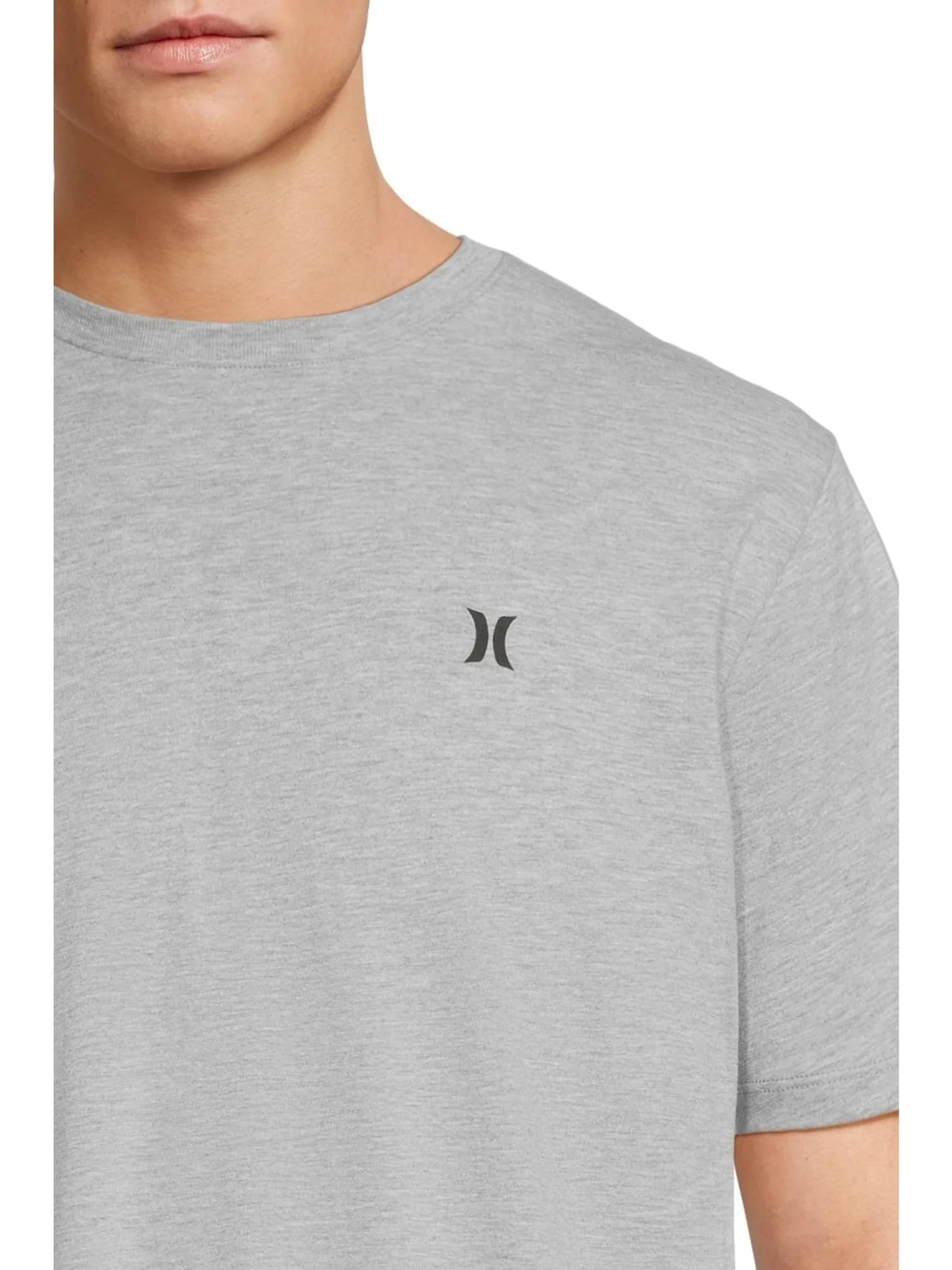 Мужская футболка Icon с коротким рукавом Hurley — изображение 4 из 5, темный серый